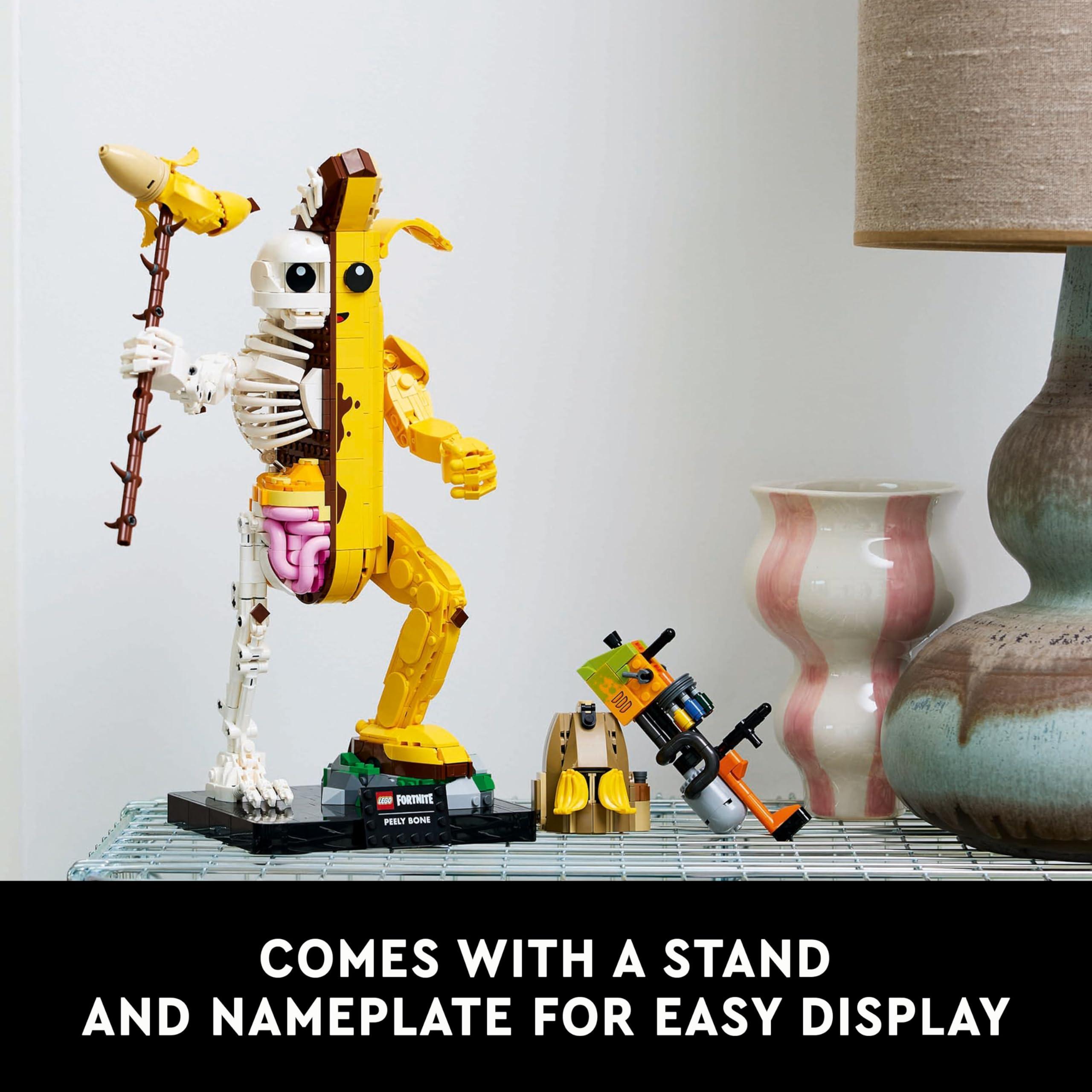 LEGO Fortnite Peely Bone - Collectible Fortnite DIY Kit for Adults, Ages 18+ - Building Set for Home Decor, Office or Bedroom - Gift Idea for Fans of Video Game - 77072 - Image 7