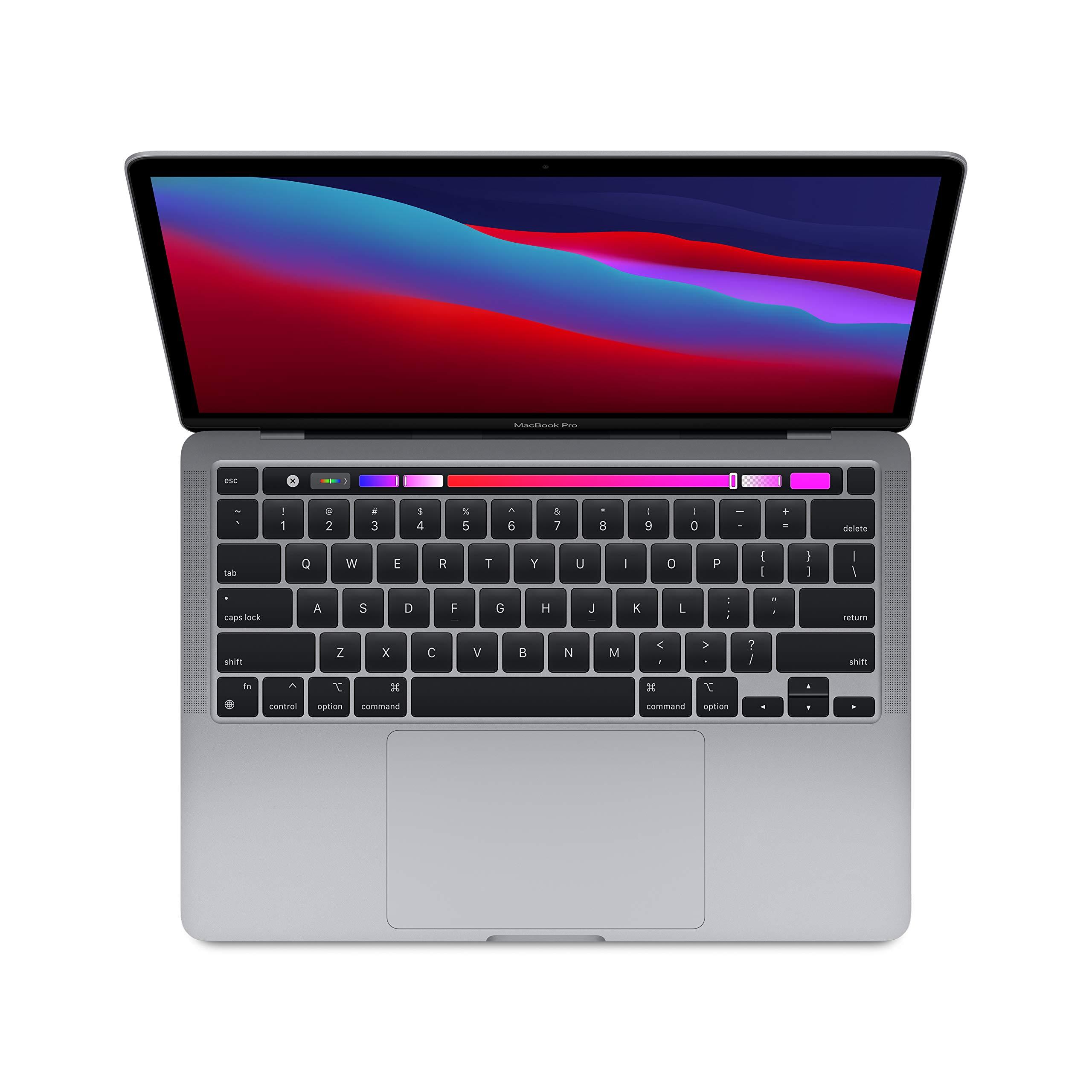 Apple Late 2020 MacBook Pro with Apple M1 Chip, 13-inch, 8GB RAM, 512GB SSD, Space Gray (Renewed) - Image 2