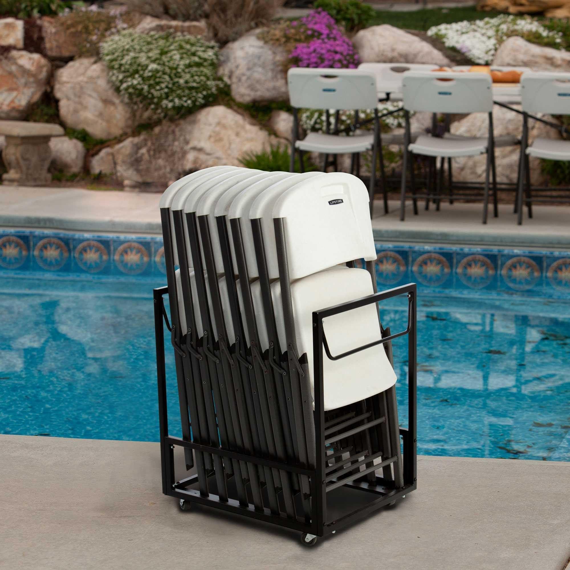 Lifetime 80279 Rolling Essential Chair Cart - Image 8