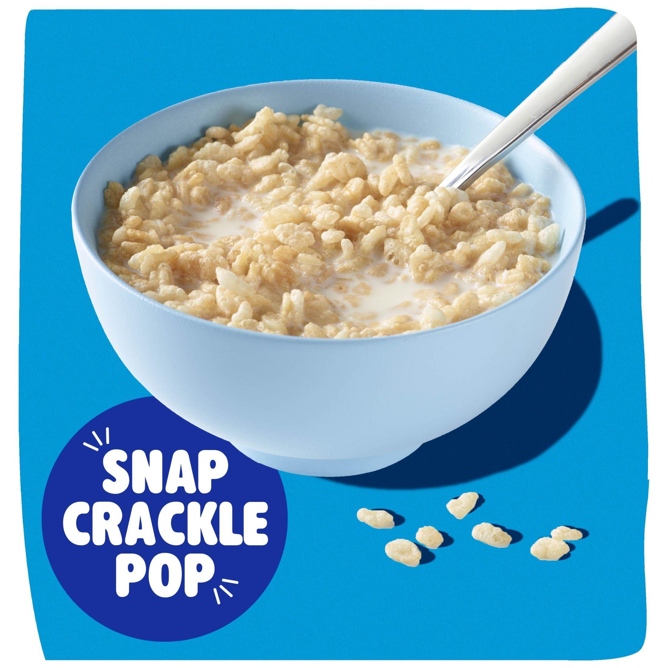 Rice Krispies Kellogg's Frosted Krispies Breakfast Cereal,Kids Snacks,Baking Marshmallow Treats,Original,13oz Box (1 Box) - Image 4