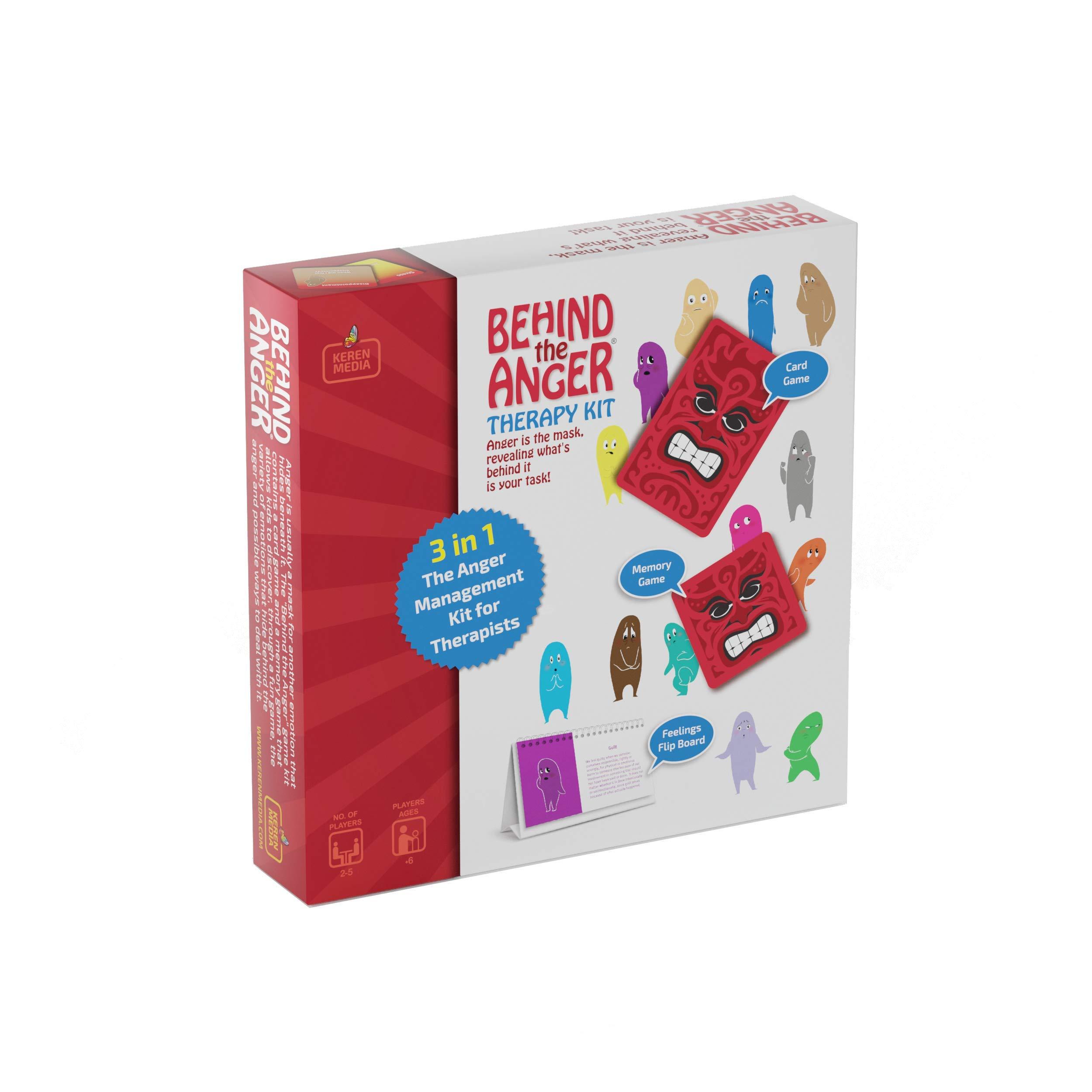 Behind the Anger Therapy Kit | Anger Management for kids | Play Therapy Games for Teens | ADHD Tools for kids | CBT Counseling Games for Anger Control Emotional Regulation | Designed for Professionals - Image 2