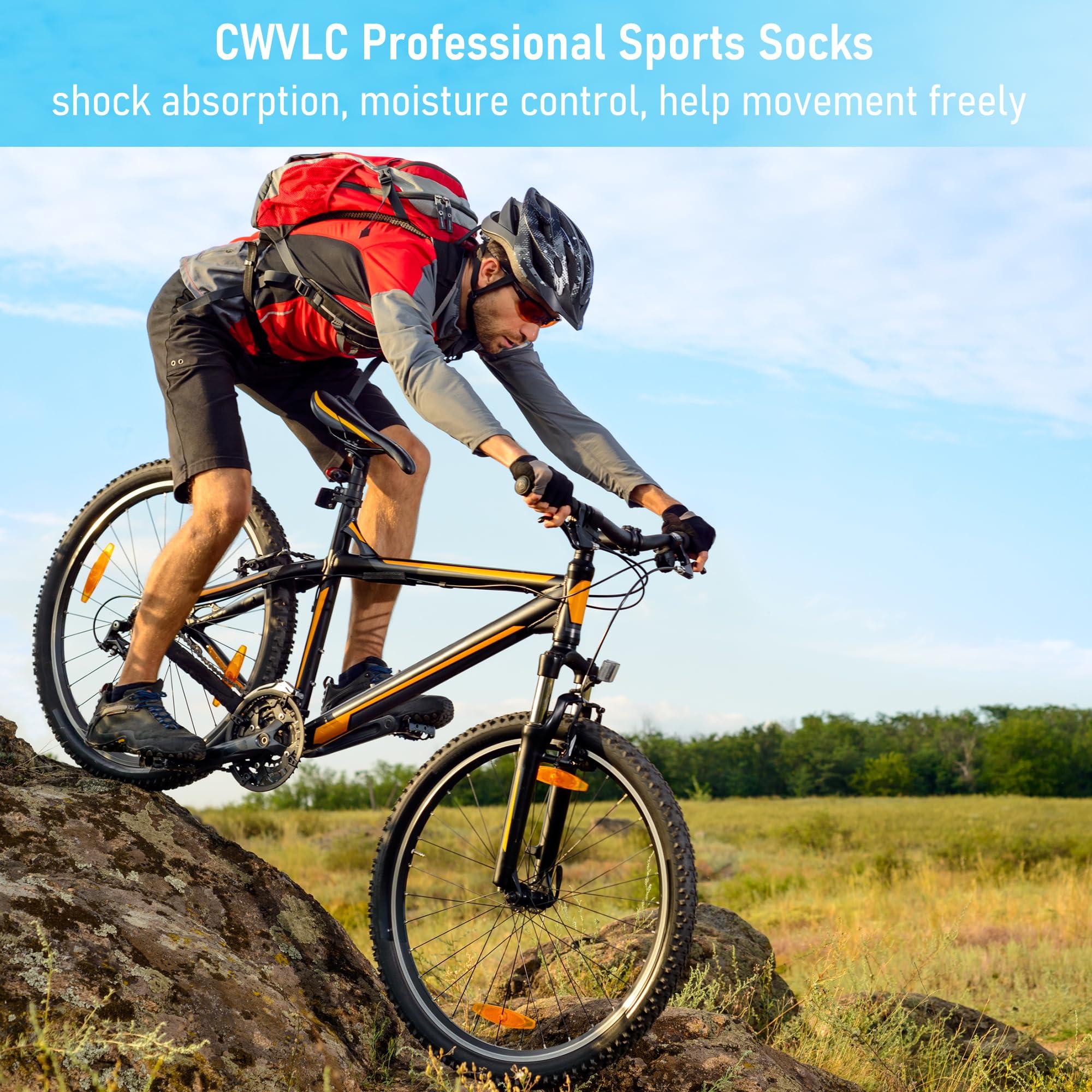 CWVLC Unisex Cushioned Compression Athletic Ankle Socks Multipack - Image 6