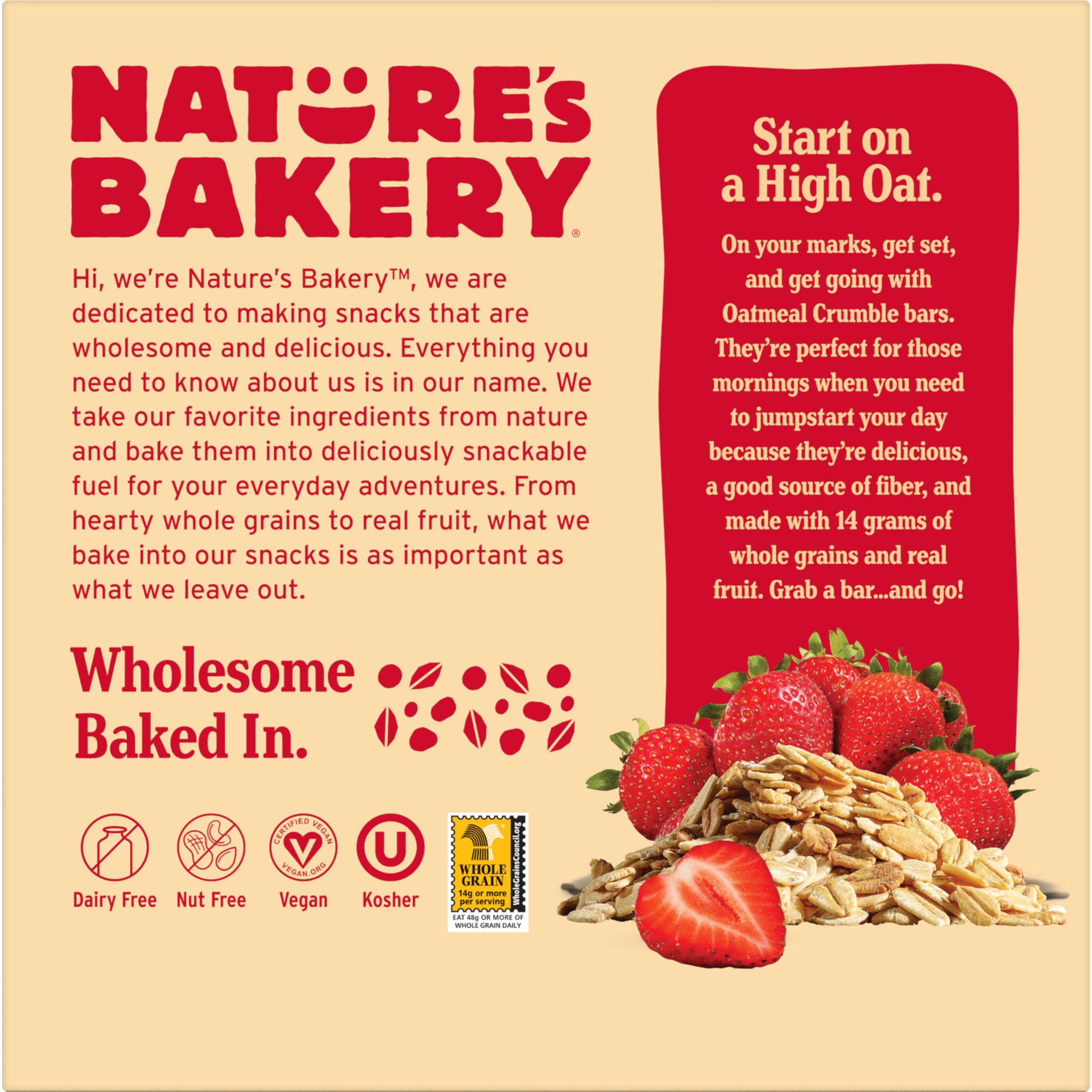 Nature's Bakery Oatmeal Crumble Strawberry Bars, 1.41 Oz, 6 Ct - Image 7