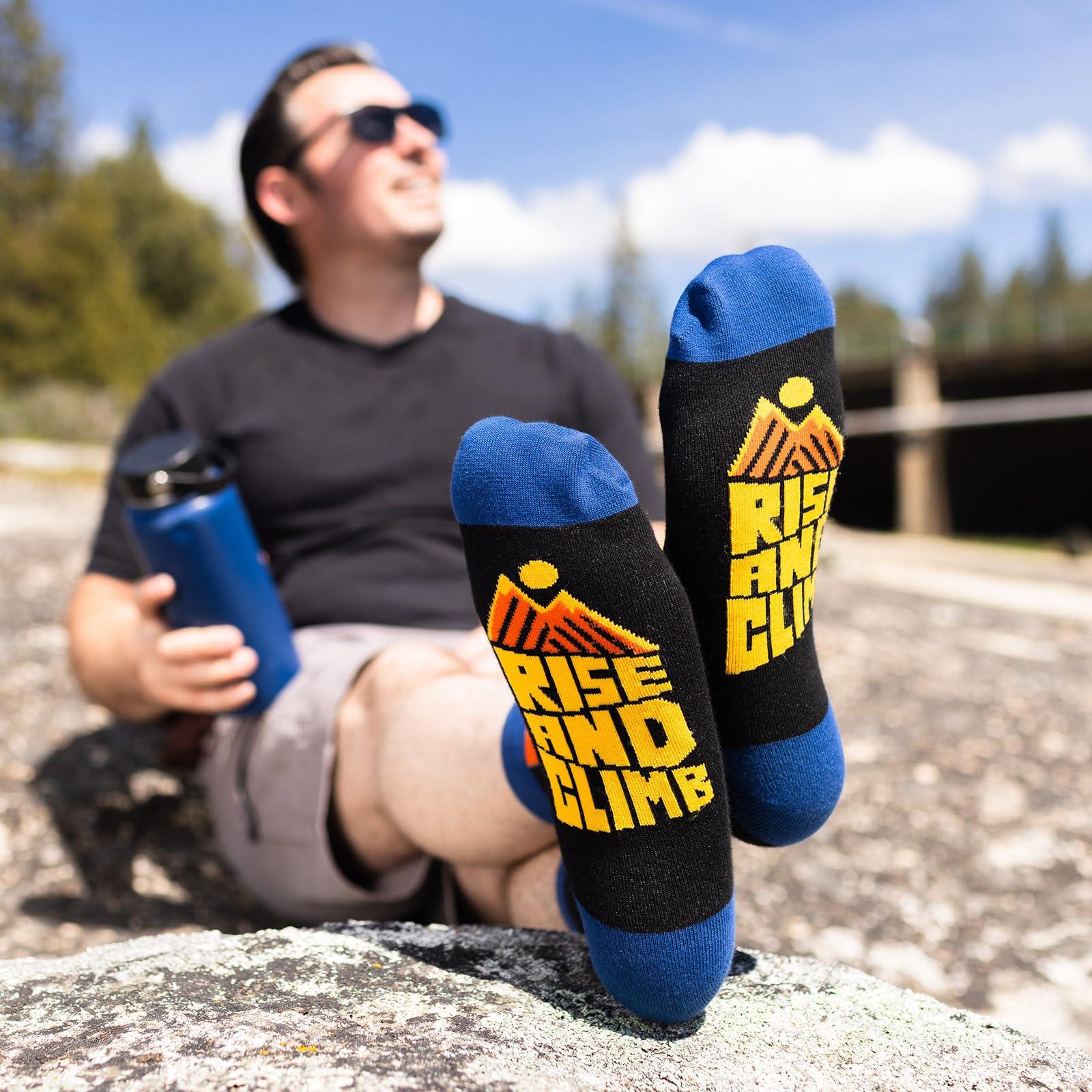 Lavley Funny Socks for Men – Great Father's Day Gift for Dad from Kids or Wife – Novelty Gift for Him – One Size Fits Most - Image 9