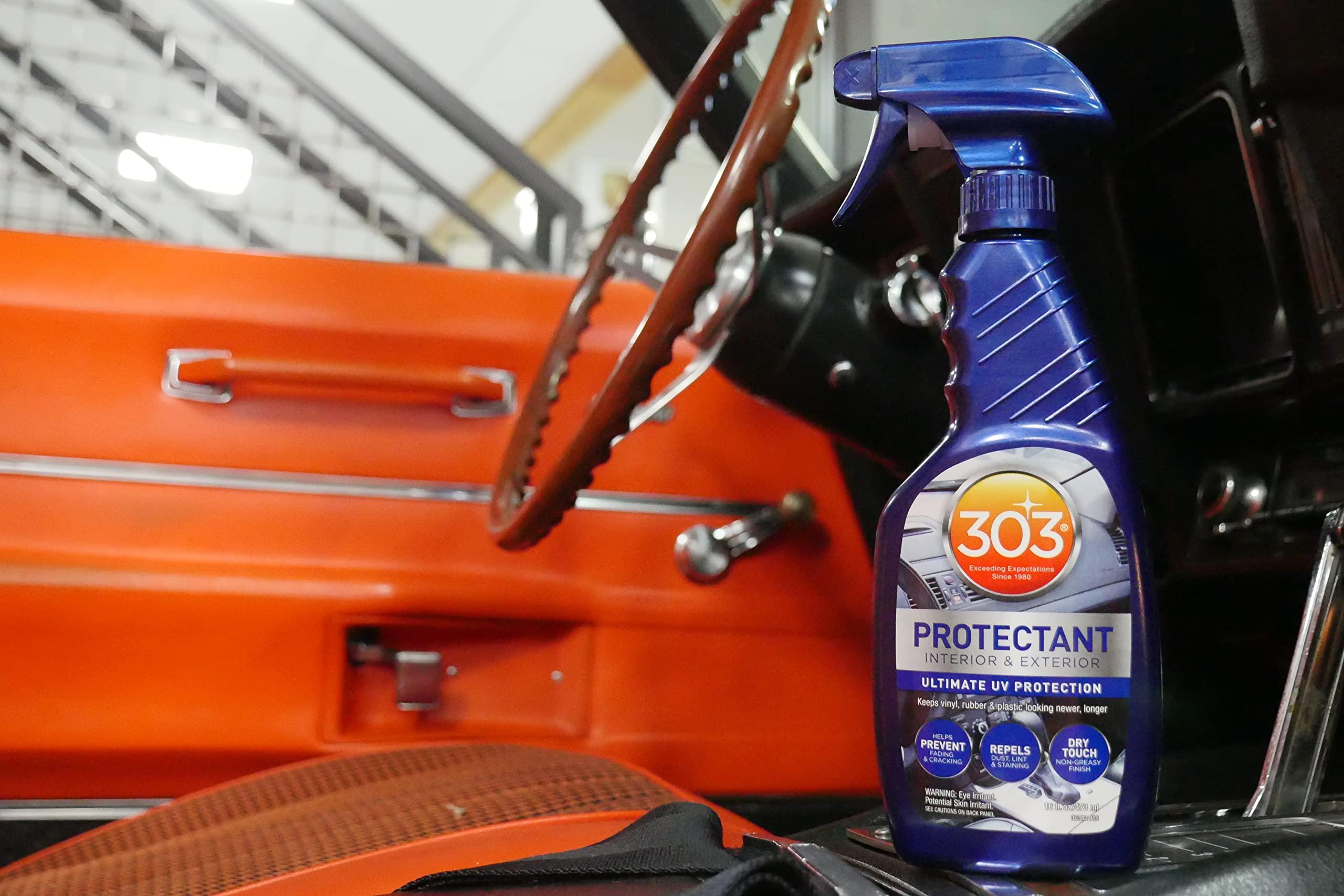 303 Products Automotive Protectant Spray - Helps Prevent Fading & Cracking, Repels Dust, Lint & Staining, Superior UV Protection & Restores Lost Color, Exterior & Interior Car Cleaning Supplies 16oz - Image 11