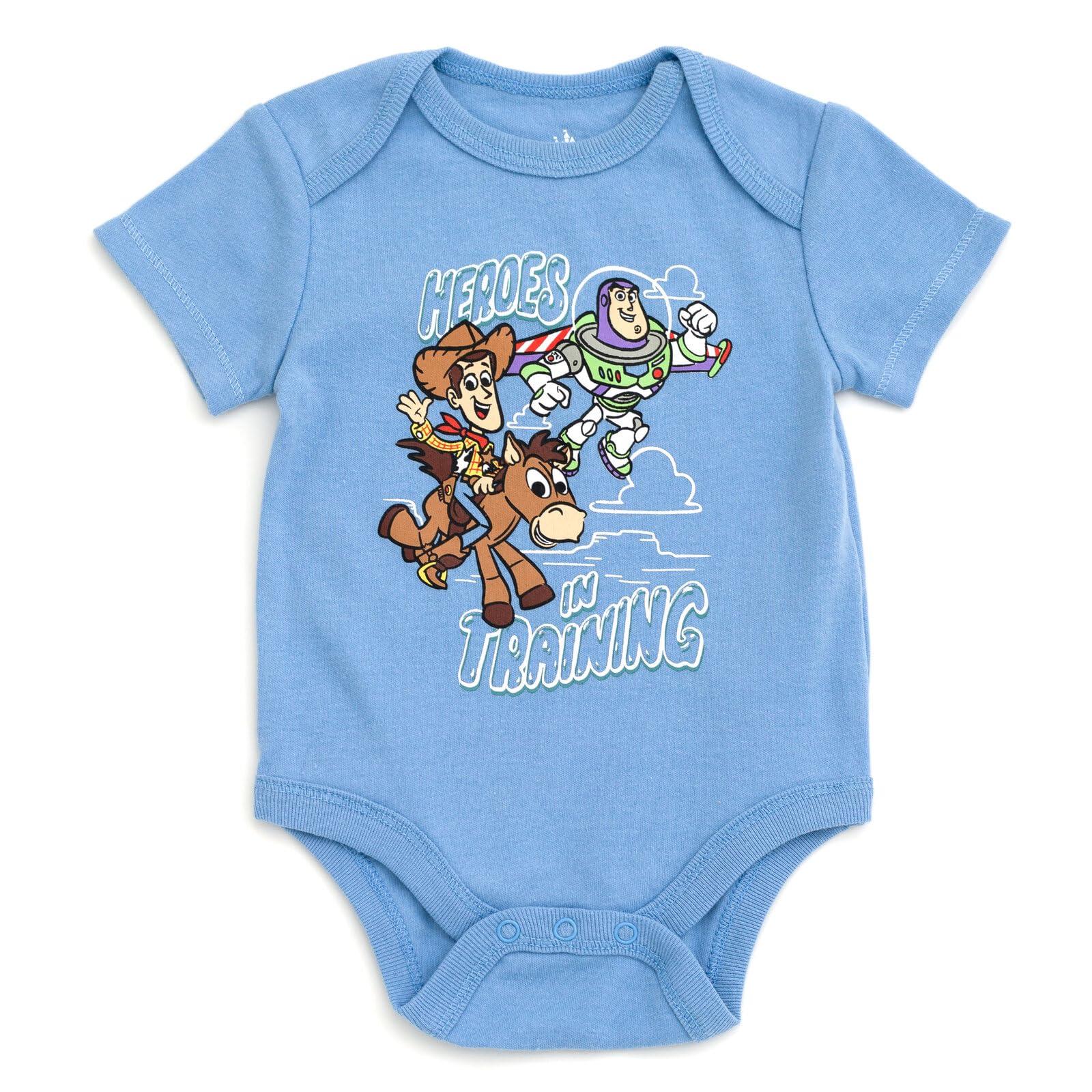 Disney Baby Girls Boys 3 Pack Bodysuits Newborn to Infant Sizes (Newborn - 24 Months) - Image 4