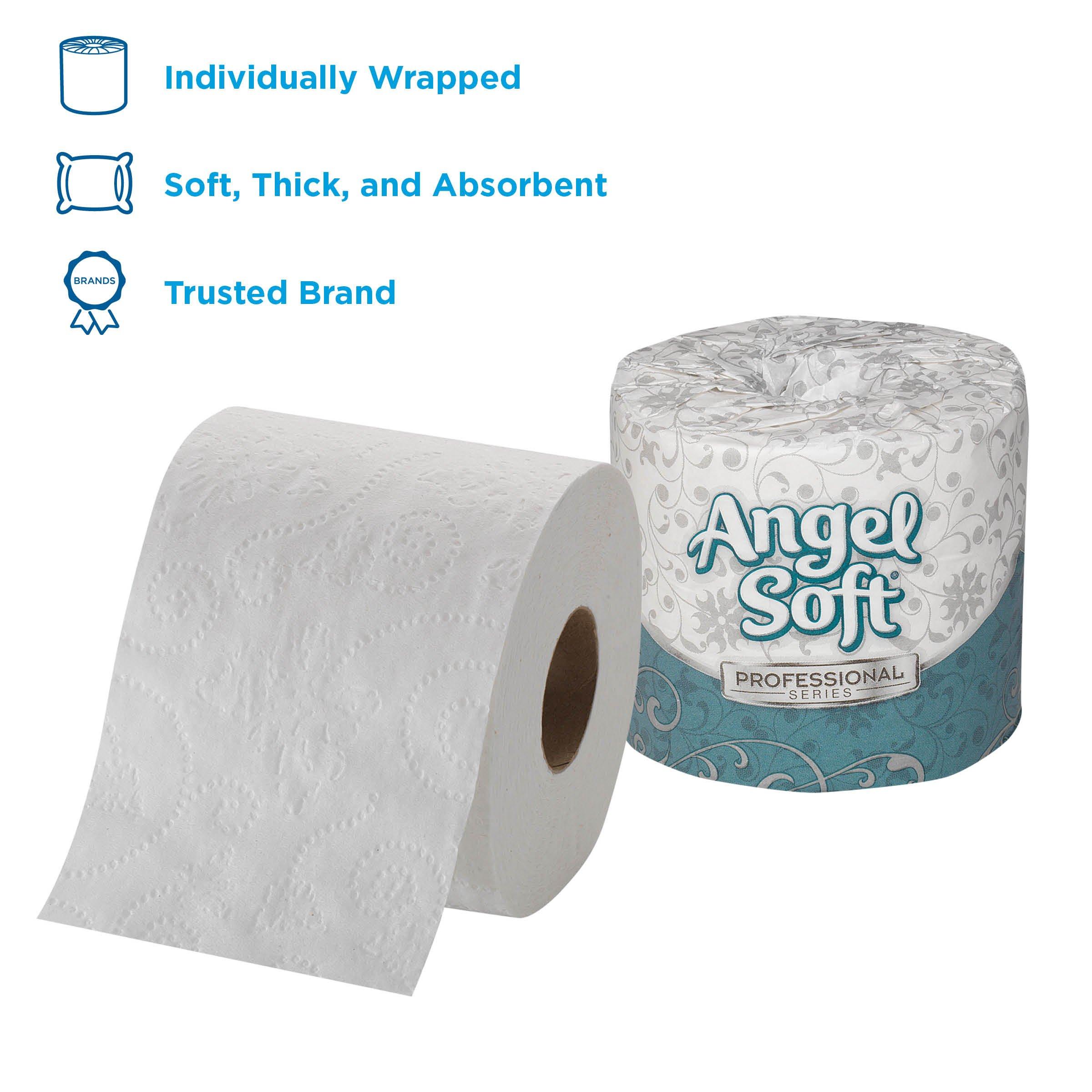 Georgia-Pacific Angel Soft Toilet Paper, 16880, Bulk Case of 80 Rolls, 450 Sheets Per Roll, Individually Wrapped, 2-Ply Soft and Strong Toilet Tissue - Image 2