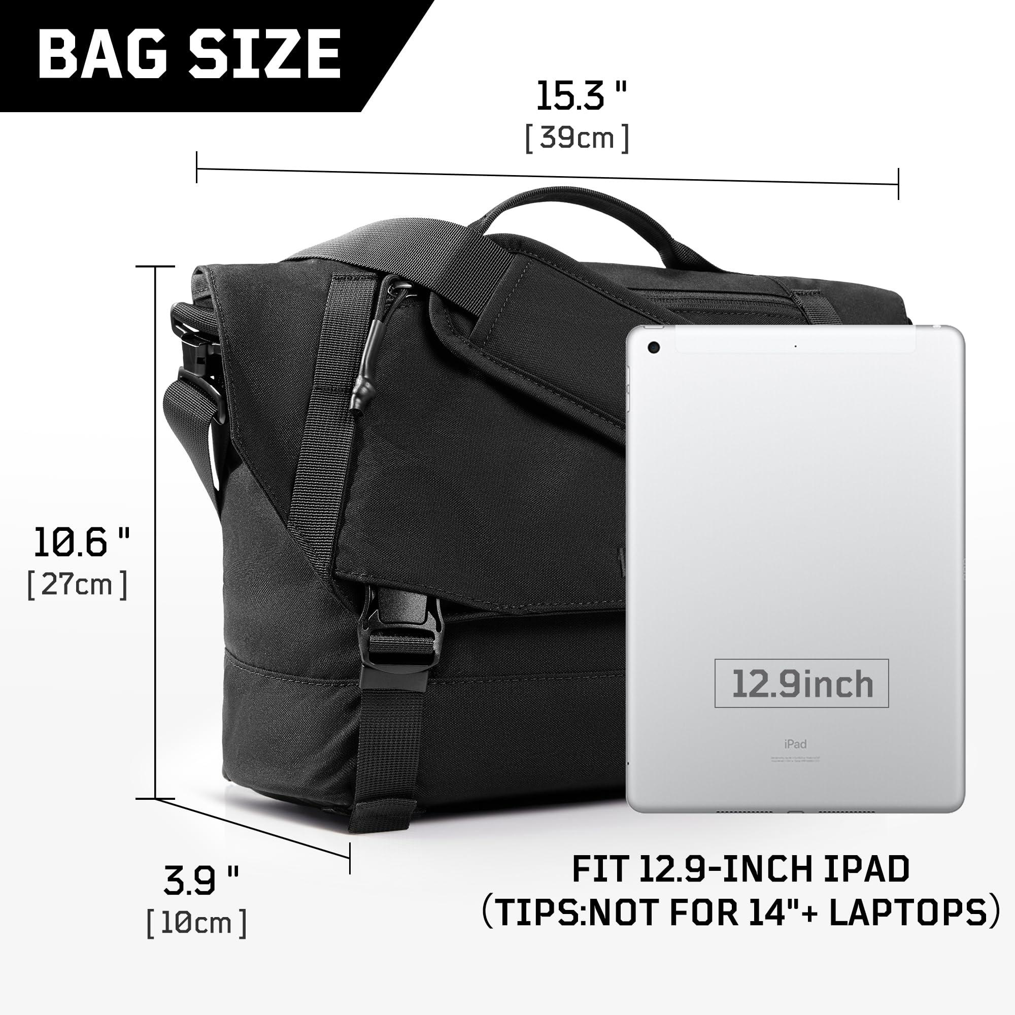 Tactical Messenger Bag for Men,Nylon Shoulder Bags,Satchel Bags for Men Women,Crossbody Bag for Travel Work School - Image 3