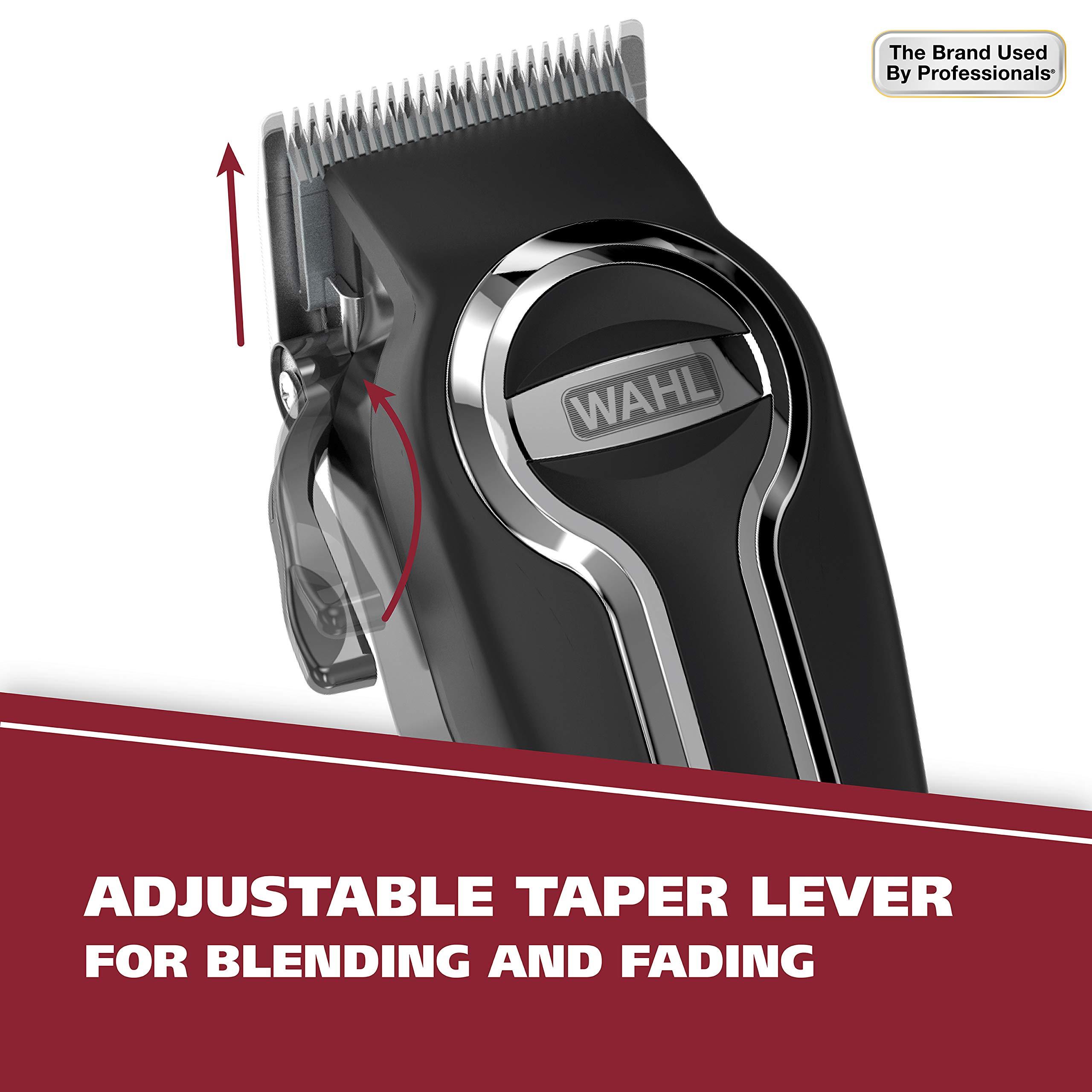 Wahl USA Elite Pro High-Performance Corded Home Haircut & Grooming Kit for Men – Electric Hair Clipper – Model 79602M - Image 4