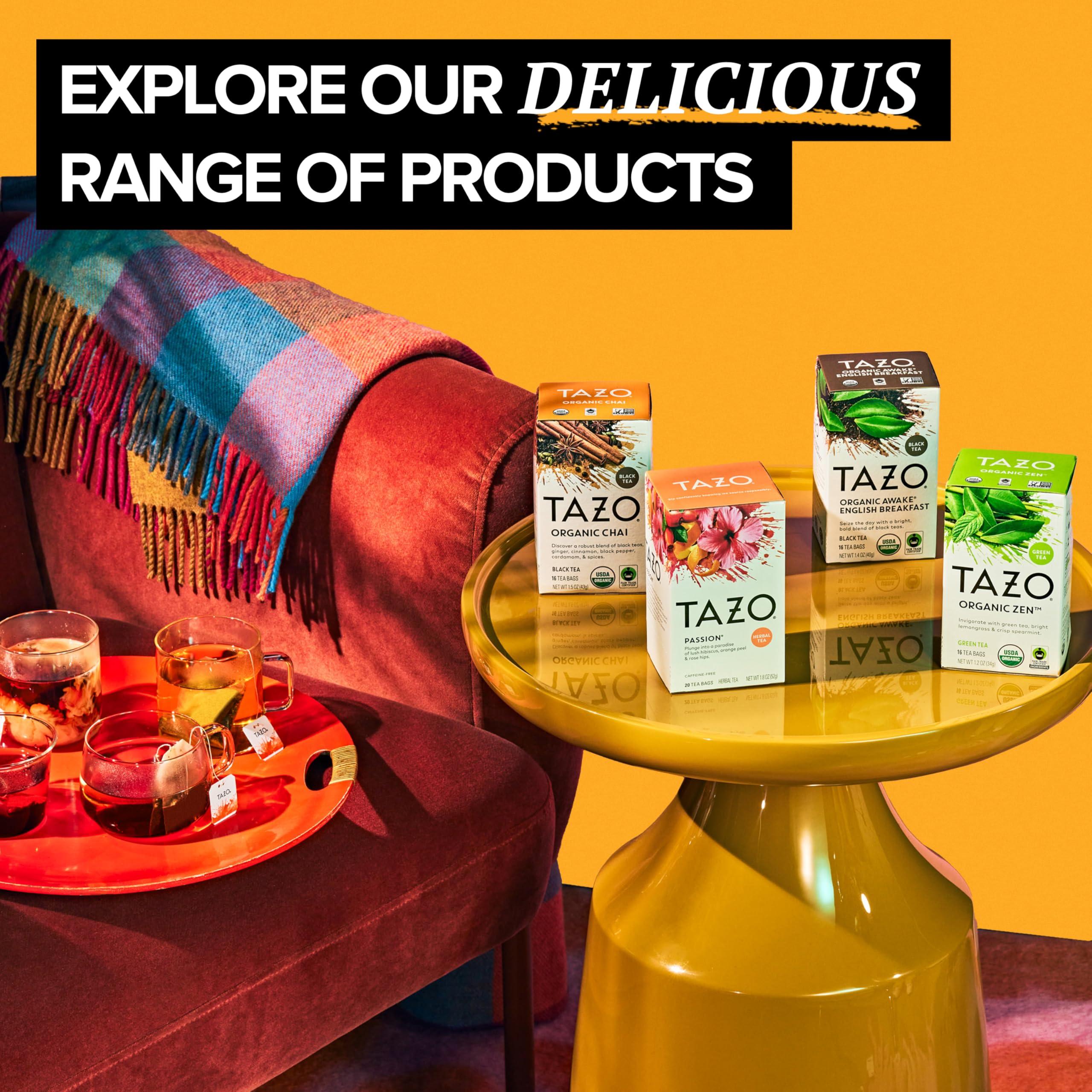 TAZO Organic Chai Black Tea Bags, Caffeinated tea, 16 Total Bags - Image 9