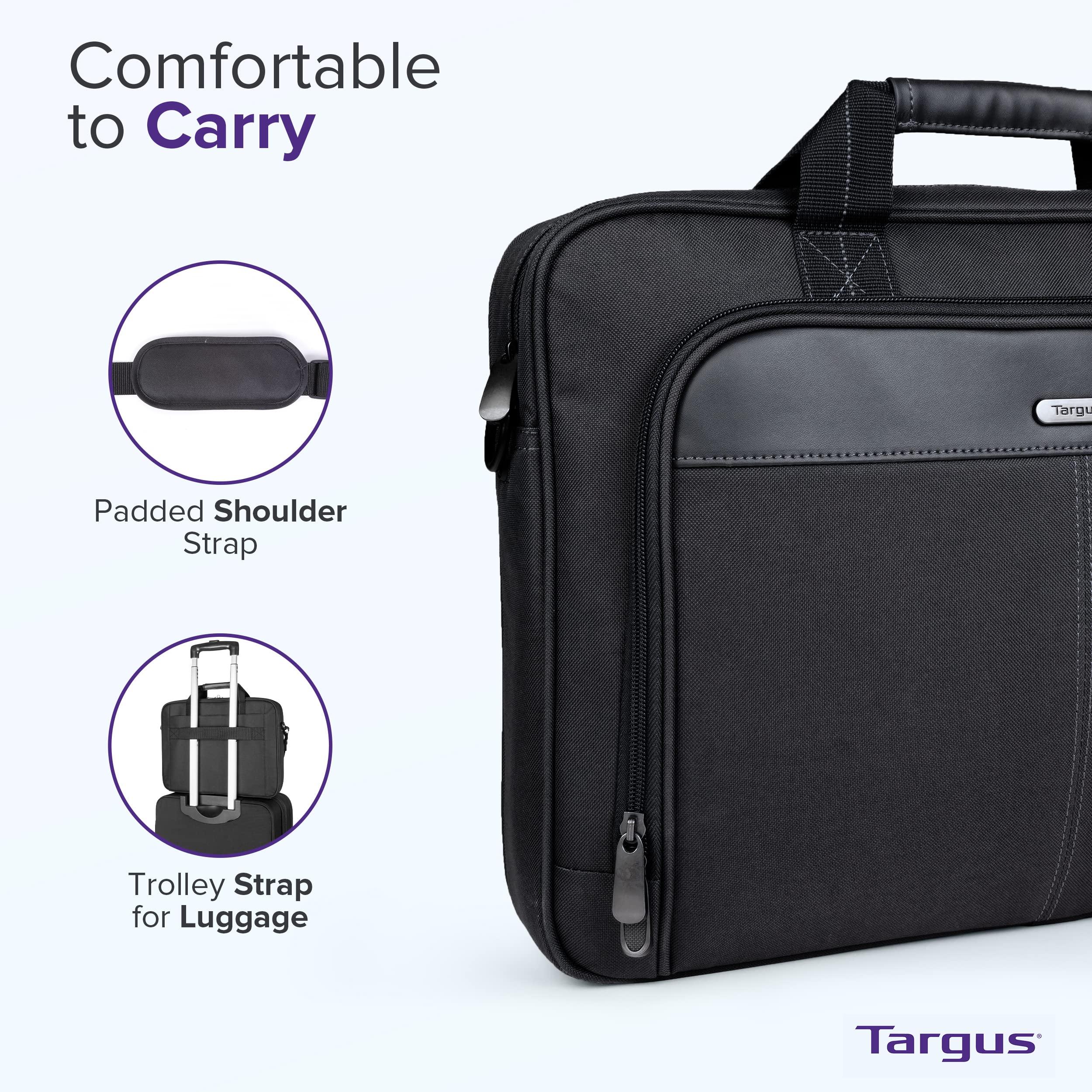 Targus unisex-adult Slim Briefcase With Crossbody Shoulder Bag - Image 8