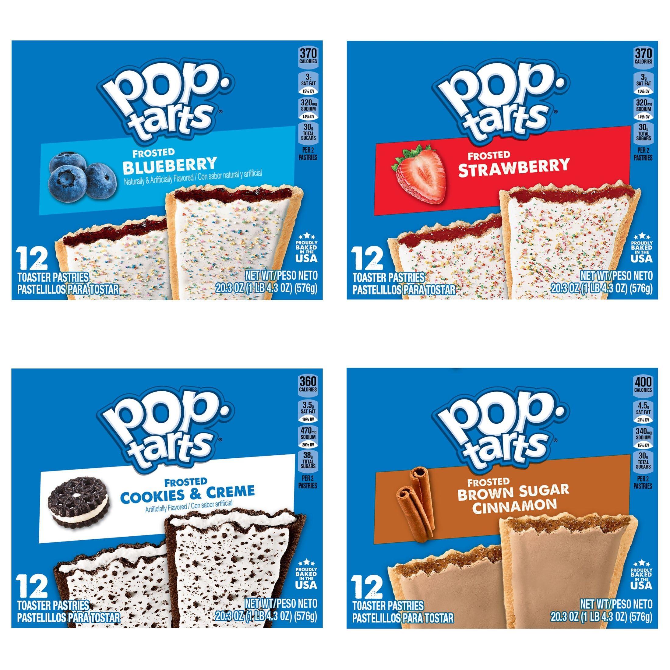 Pop-Tarts Toaster Pastries, Breakfast Foods, Kids Snacks, Variety Pack (5 Boxes, 60 Pop-Tarts) - Image 9