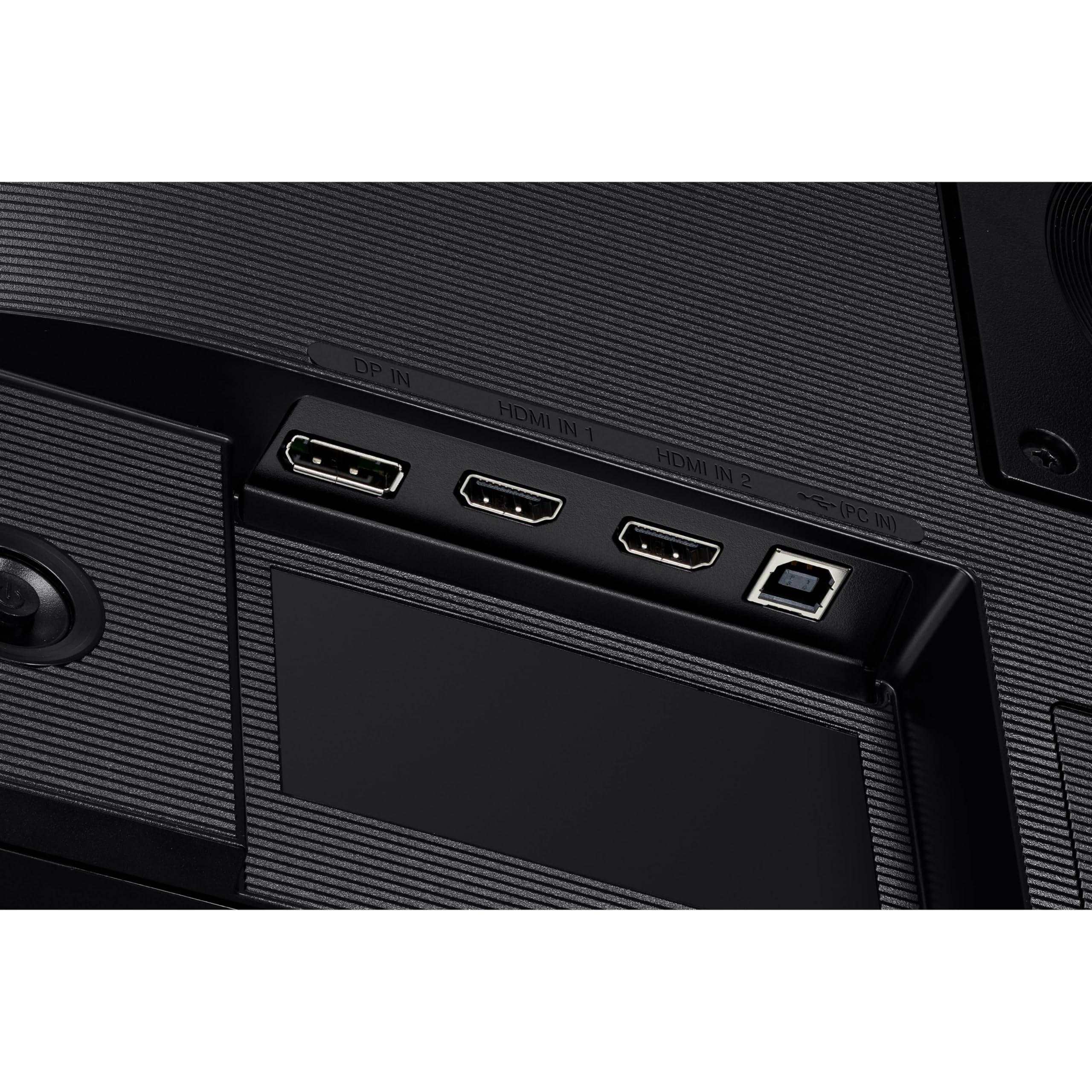SAMSUNG FT45 Series 24-Inch FHD 1080p Computer Monitor, 75Hz, IPS Panel, HDMI, DisplayPort, USB Hub, Height Adjustable Stand, 3 Yr WRNTY (LF24T454FQNXGO),Black - Image 9