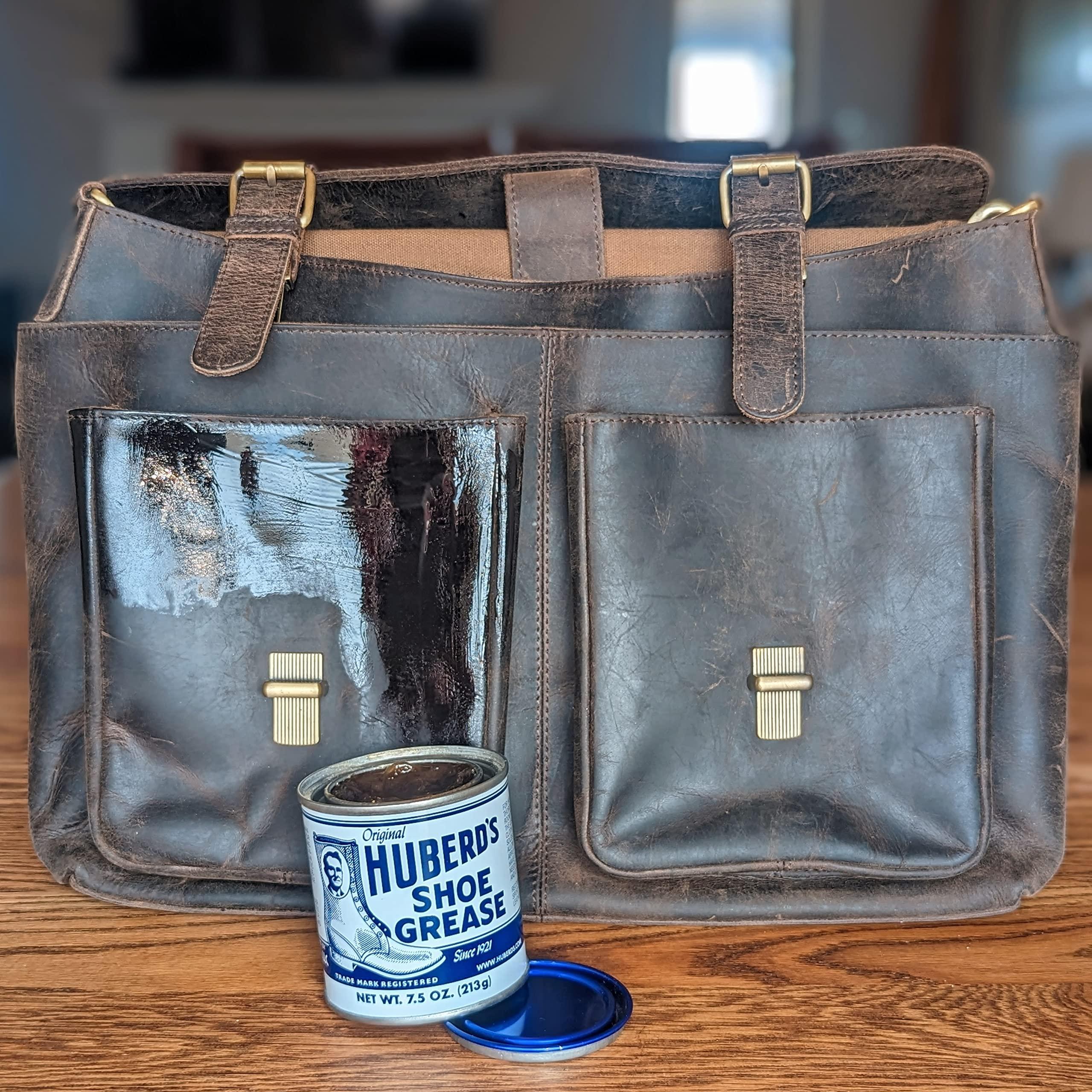 Huberd’s Shoe Grease (7.5oz) - Leather conditioner and waterproofer since 1921. Waterproofs, softens and conditions boots, shoes, bags, belts, jackets, car seats, gloves, furniture, saddles and tack. - Image 7