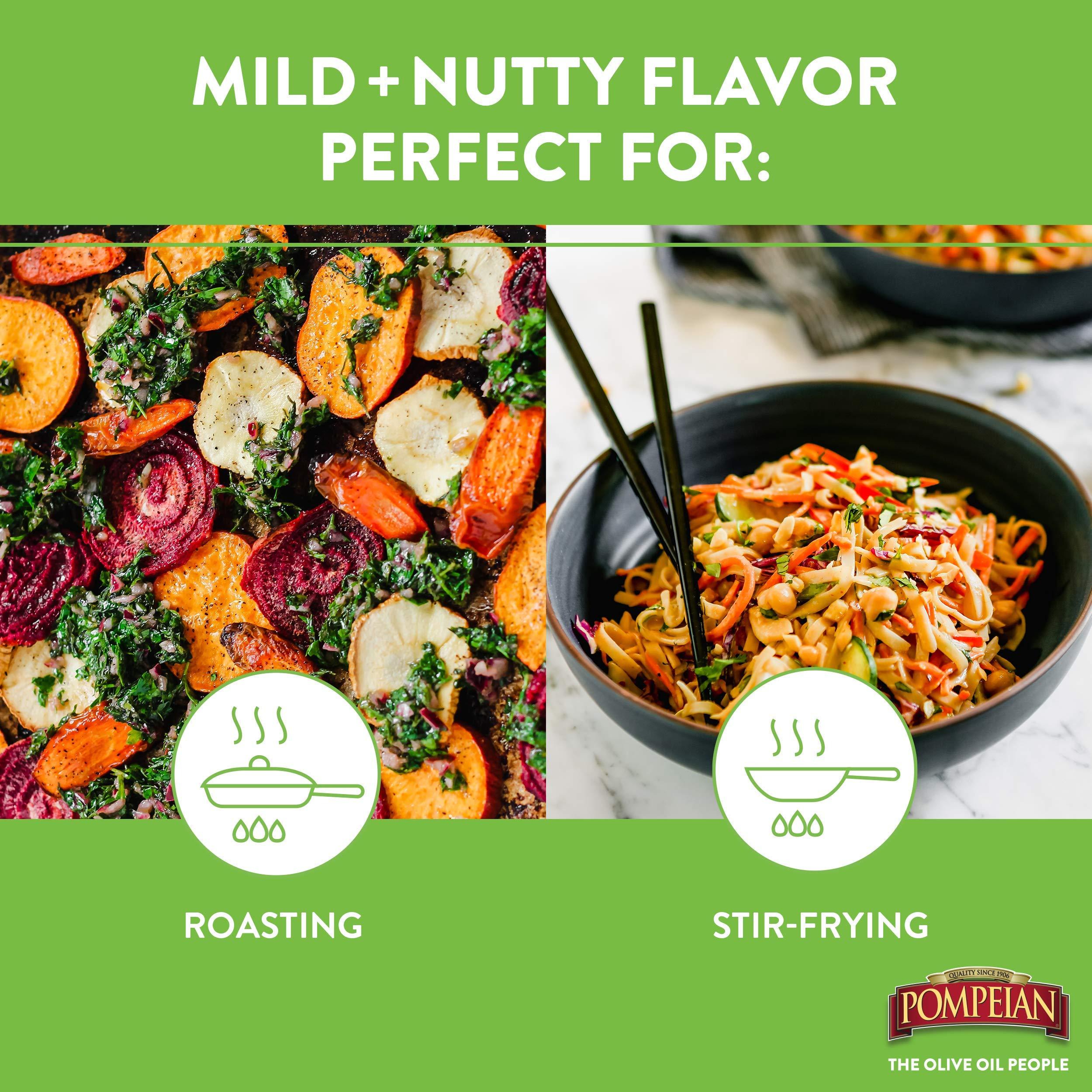 Pompeian 100% Avocado Oil Cooking Spray, Mildly Nutty Flavor, Perfect for High-Heat Cooking, Roasting and Stir-Frying, Naturally Gluten Free, Non-Allergenic, Non-GMO, No Propellant, 5 FL. OZ. - Image 4