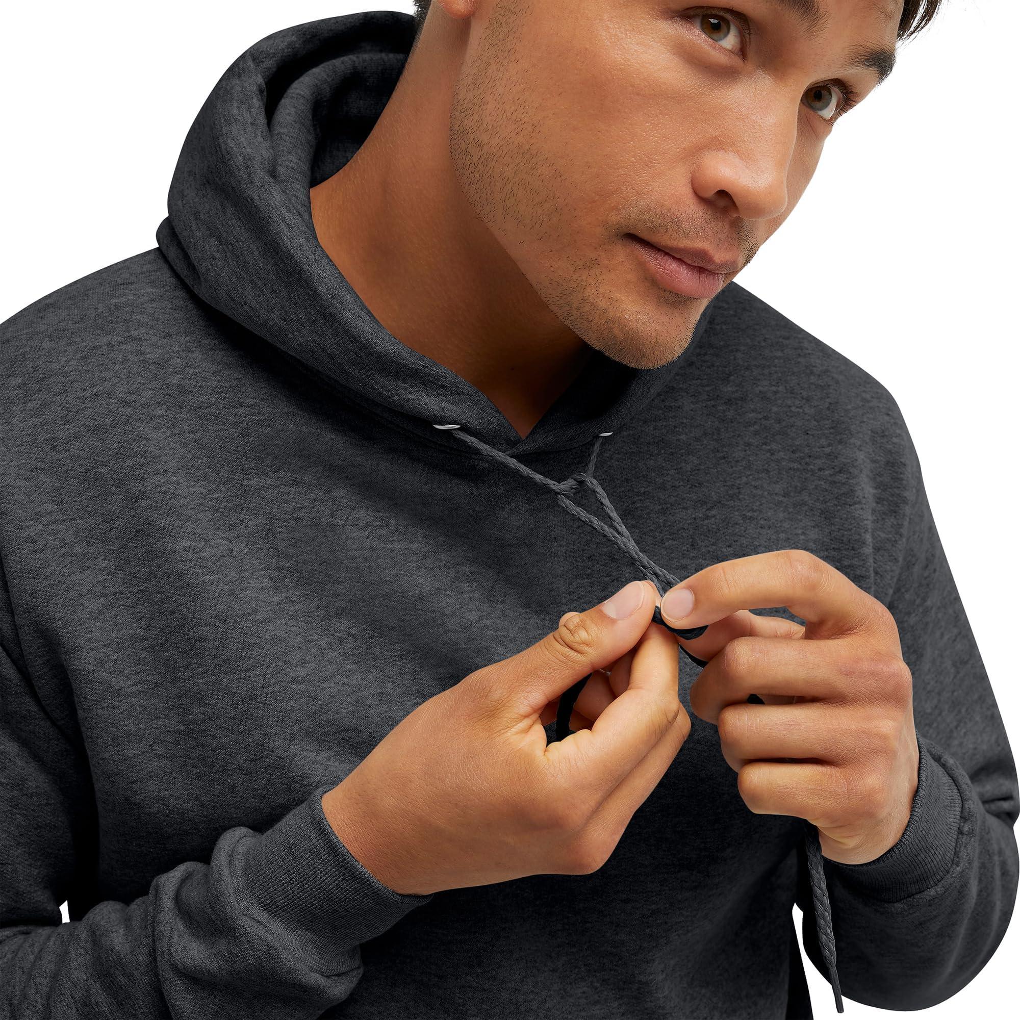 Hanes Men's EcoSmart Fleece Hoodie Sweatshirt - Image 6