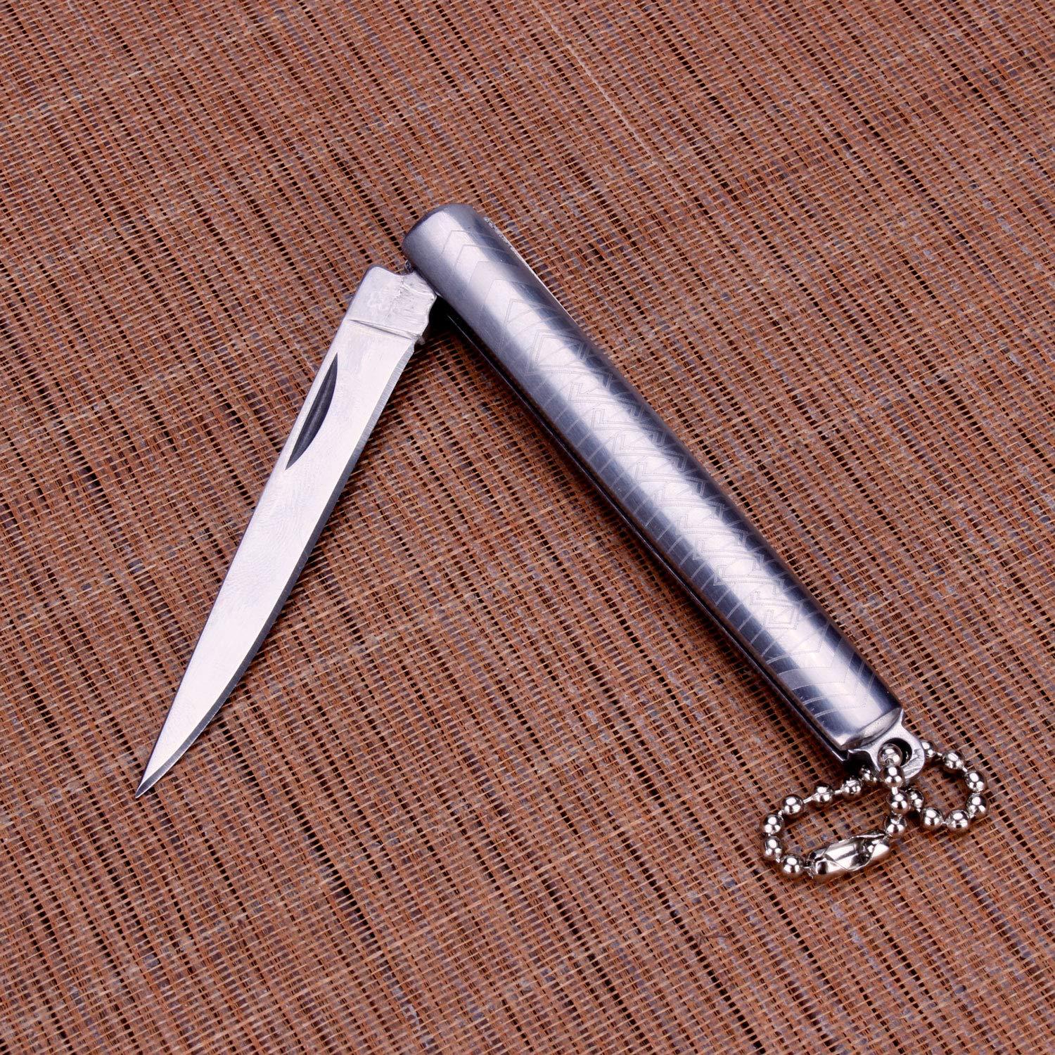 Samior FK5833 Small Mini Slip Joint Pocket Folding Keychain EDC Knife (2.3" Blade) - Image 8