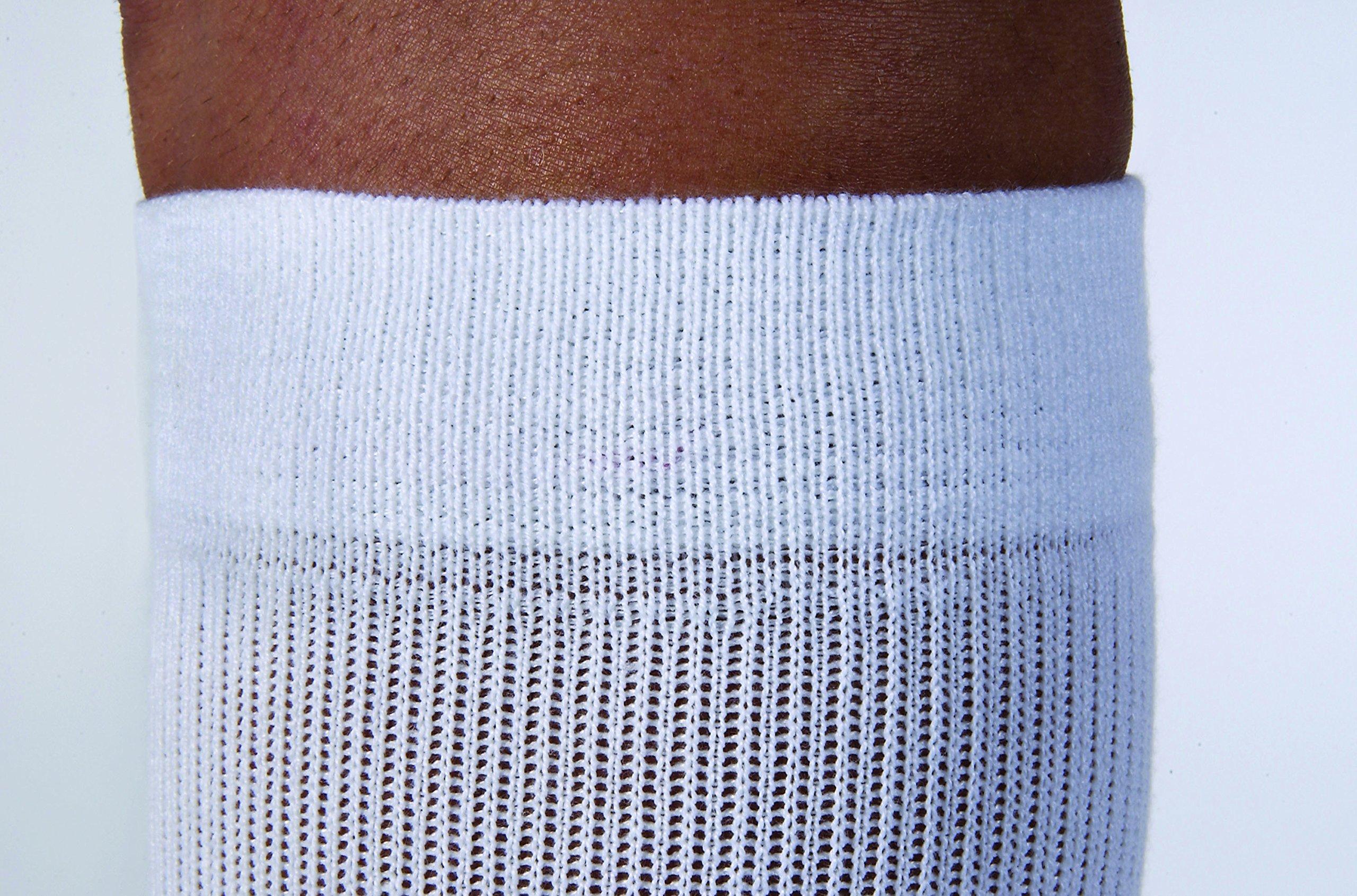 JOBST Activewear Compression Socks, 15-20 mmHg, Knee High, Large, White - Image 4