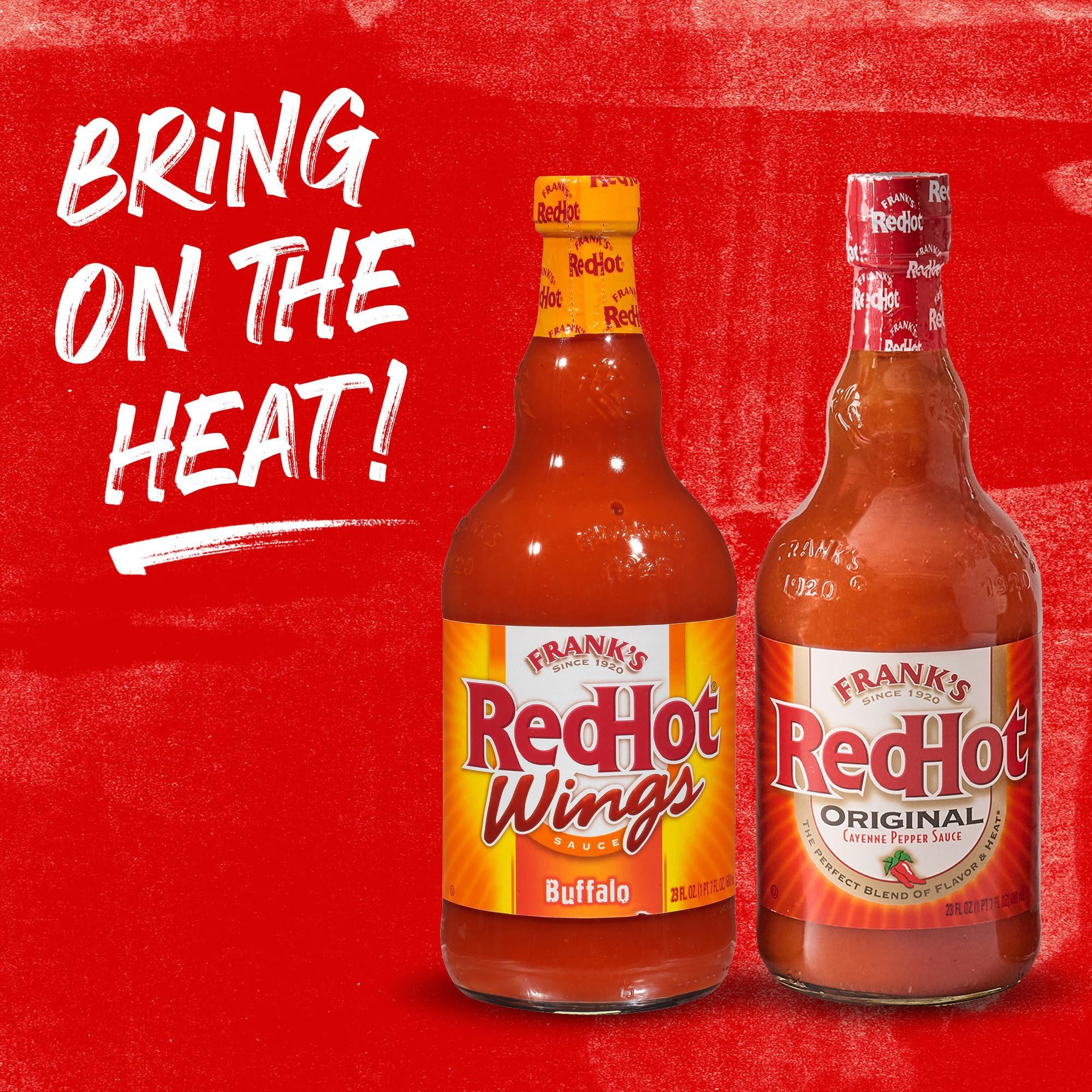 Frank's RedHot Original Cayenne Pepper Hot Wing Sauce, 23 fl oz - Image 22