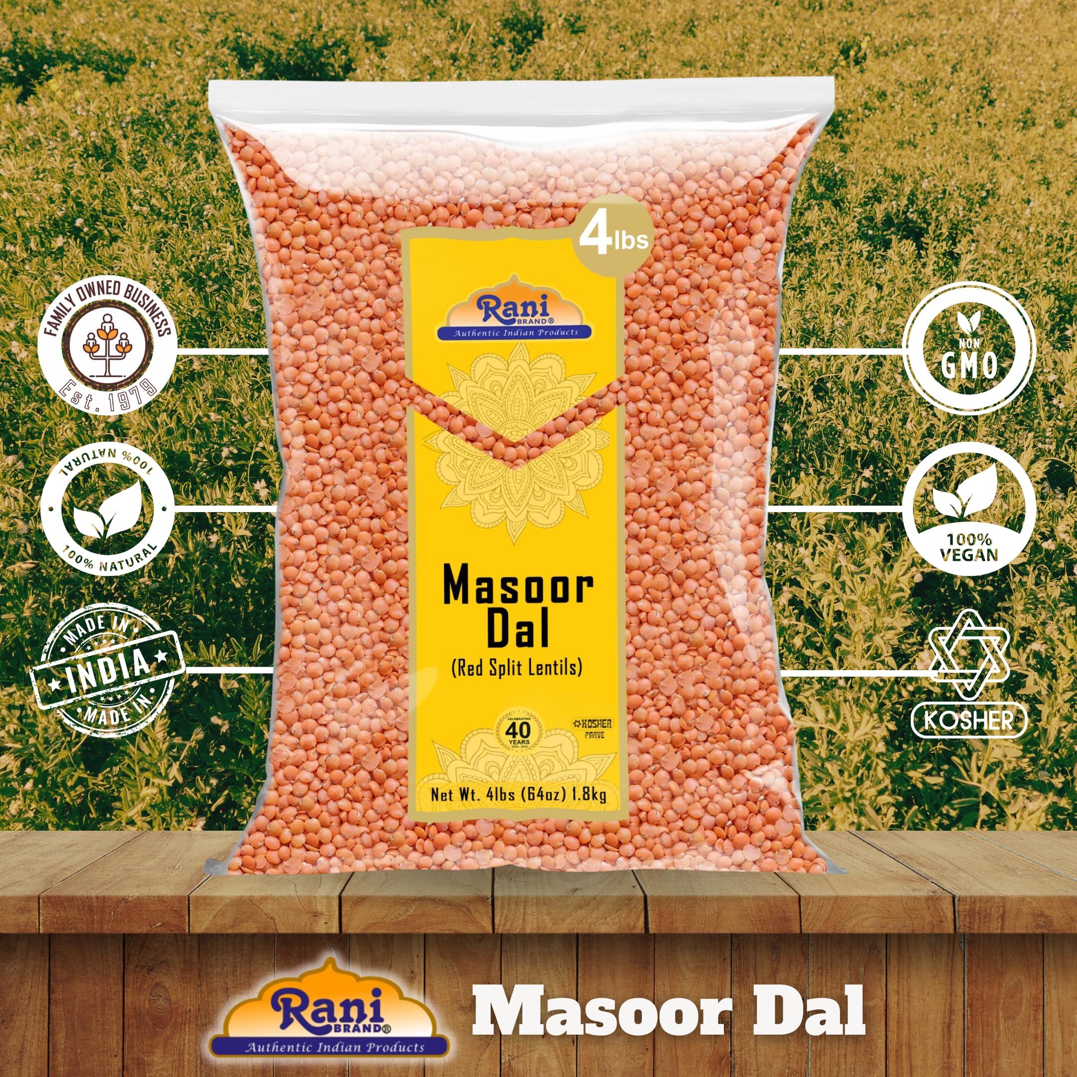 Rani Masoor Dal (Indian Red Lentils) Split Gram, 64oz (4lbs) 1.81kg Bulk ~ All Natural | Gluten Friendly | NON-GMO | Kosher | Vegan | Indian Origin - Image 5