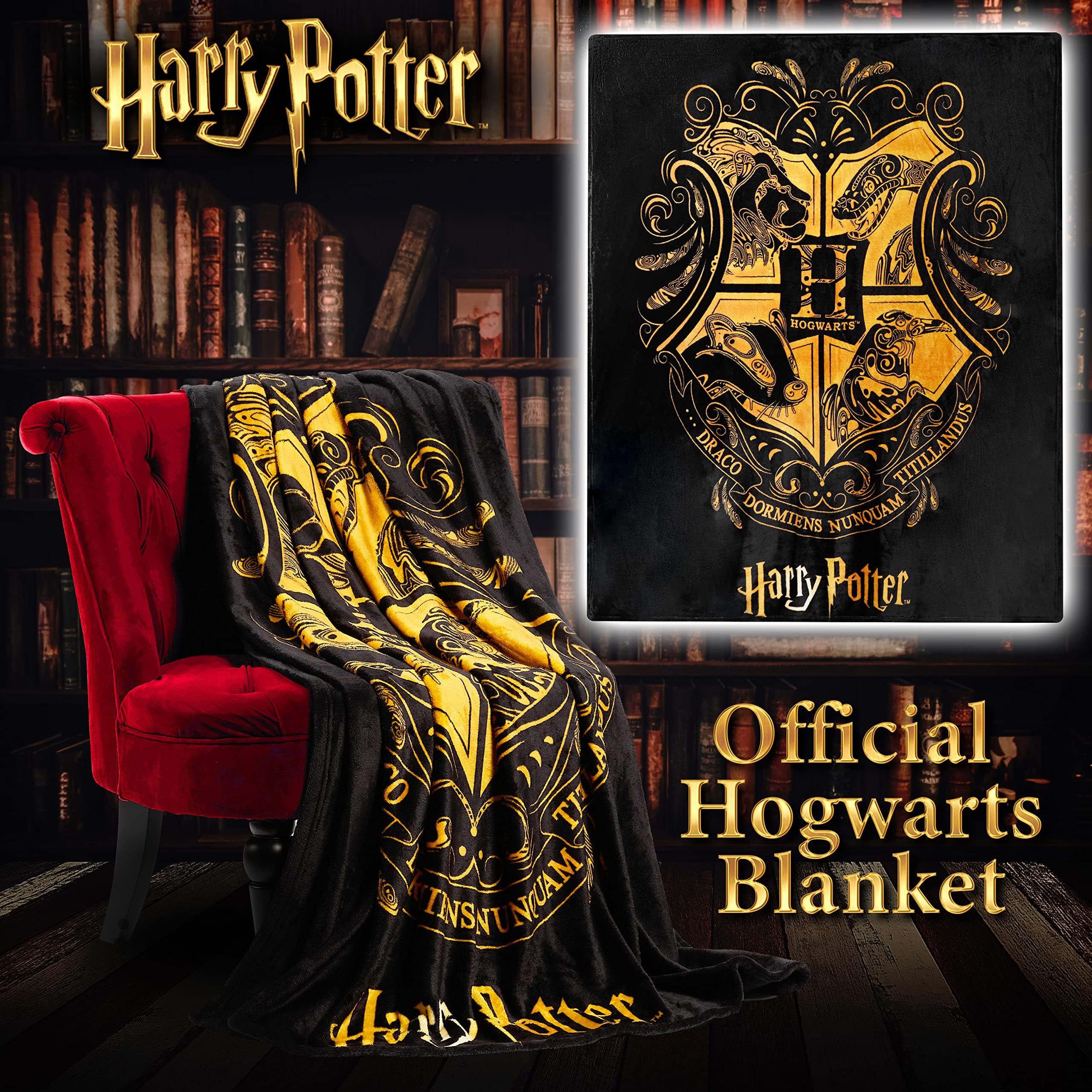 Harry Potter Gifts Fleece Bed Blanket Super Soft Cozy Bed Throw Hogwarts Bedroom Decor Plush Comforter 59" x 51" for Bedroom Travel Sleepovers - Image 5