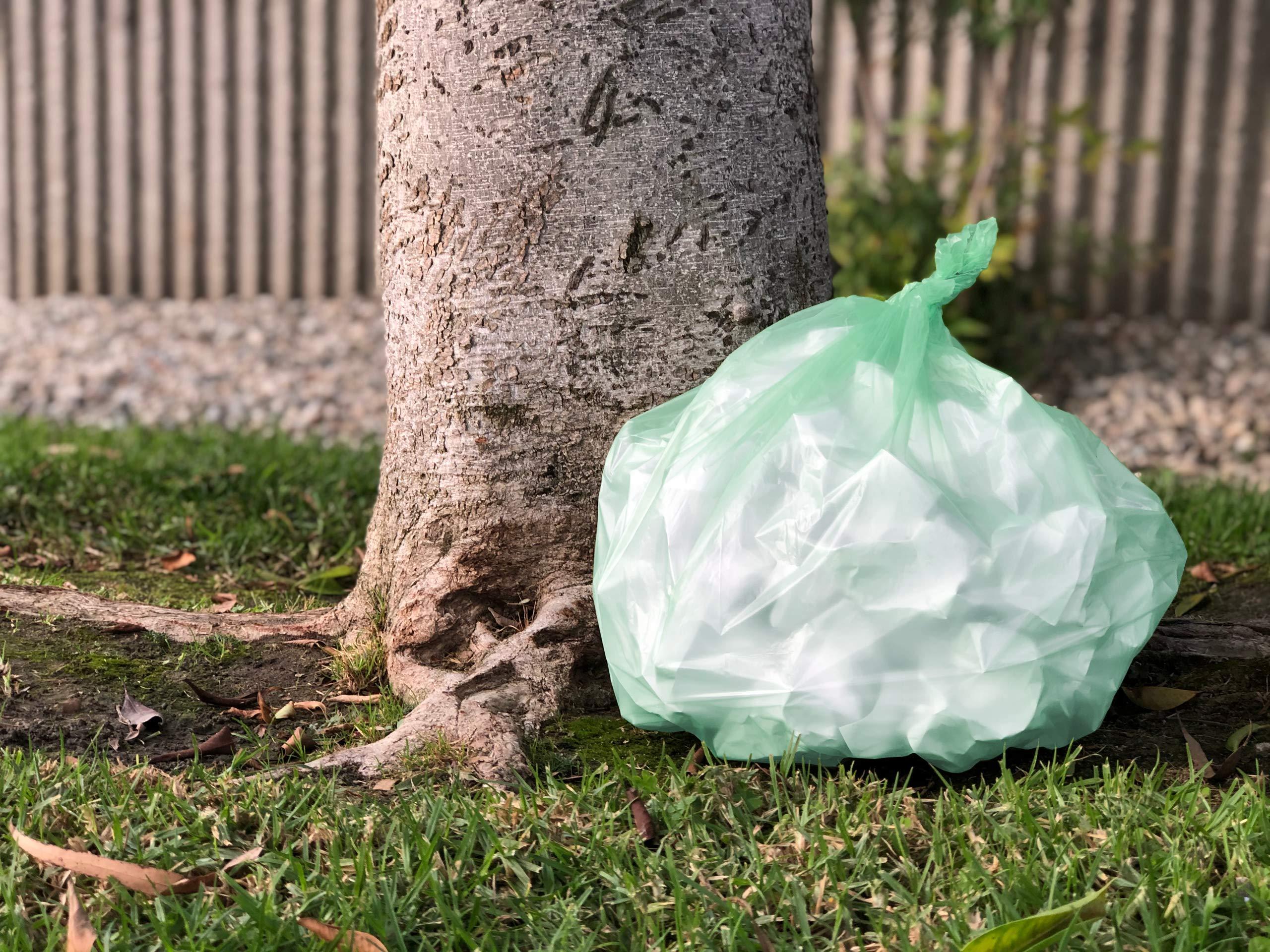 Reli. Compostable 6-8 Gallon Trash Bags | 100 Count | ASTM D6400 | Green | Eco-Friendly | For Compost - Image 6