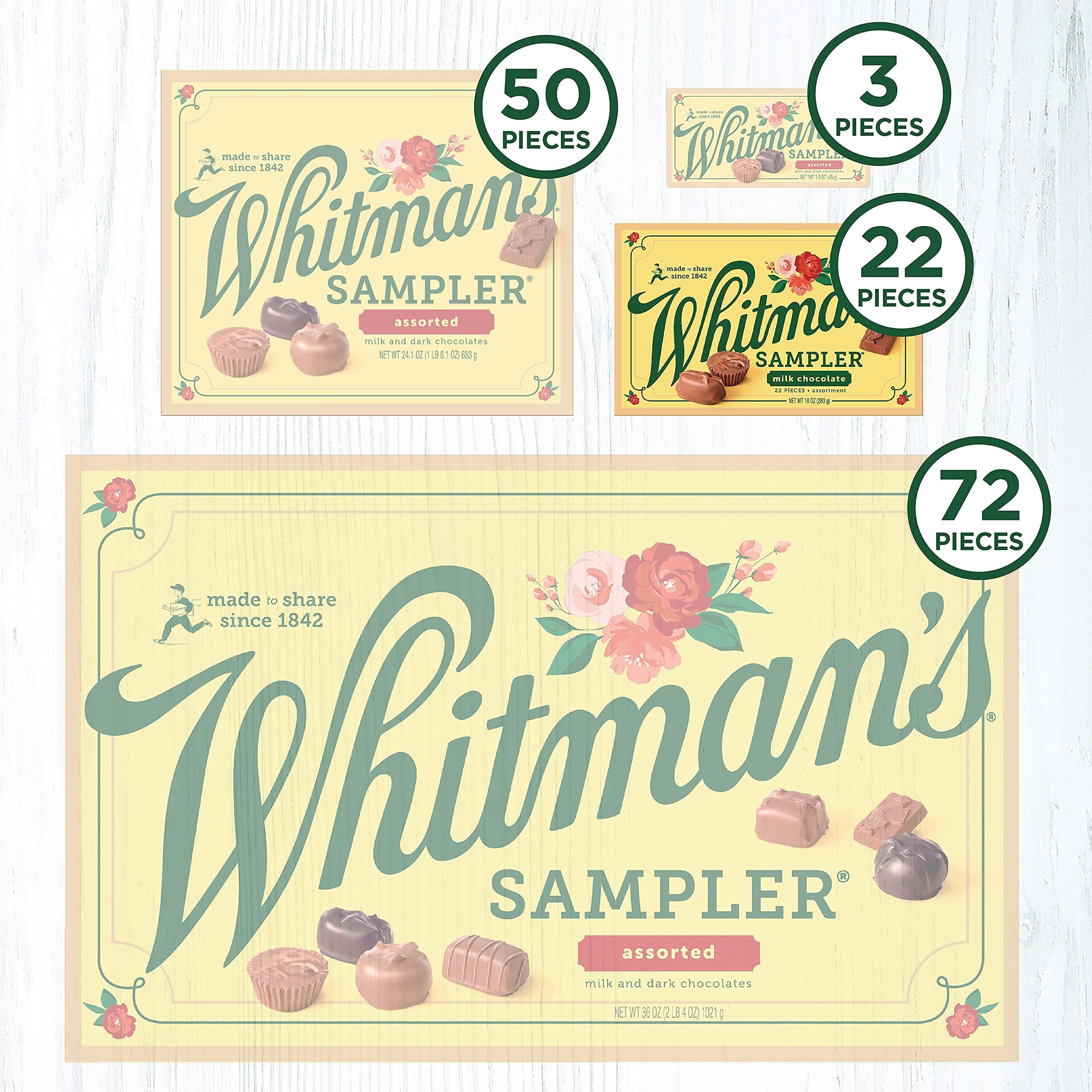 Whitman's Sampler Mother's Day Milk Chocolates Gift Box, 10 Ounce (22 Pieces) - Image 4