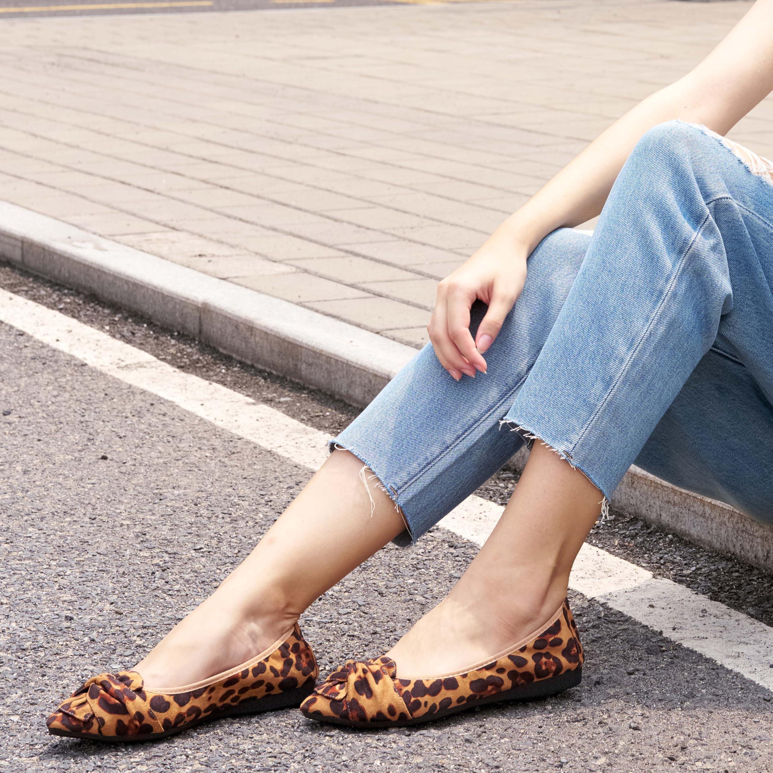 Aomigoct Ballet Flats for Women Dressy: Pointed Toe Comfortable Wedding Womens Flats - Casual Work Walking Shoes - Image 7