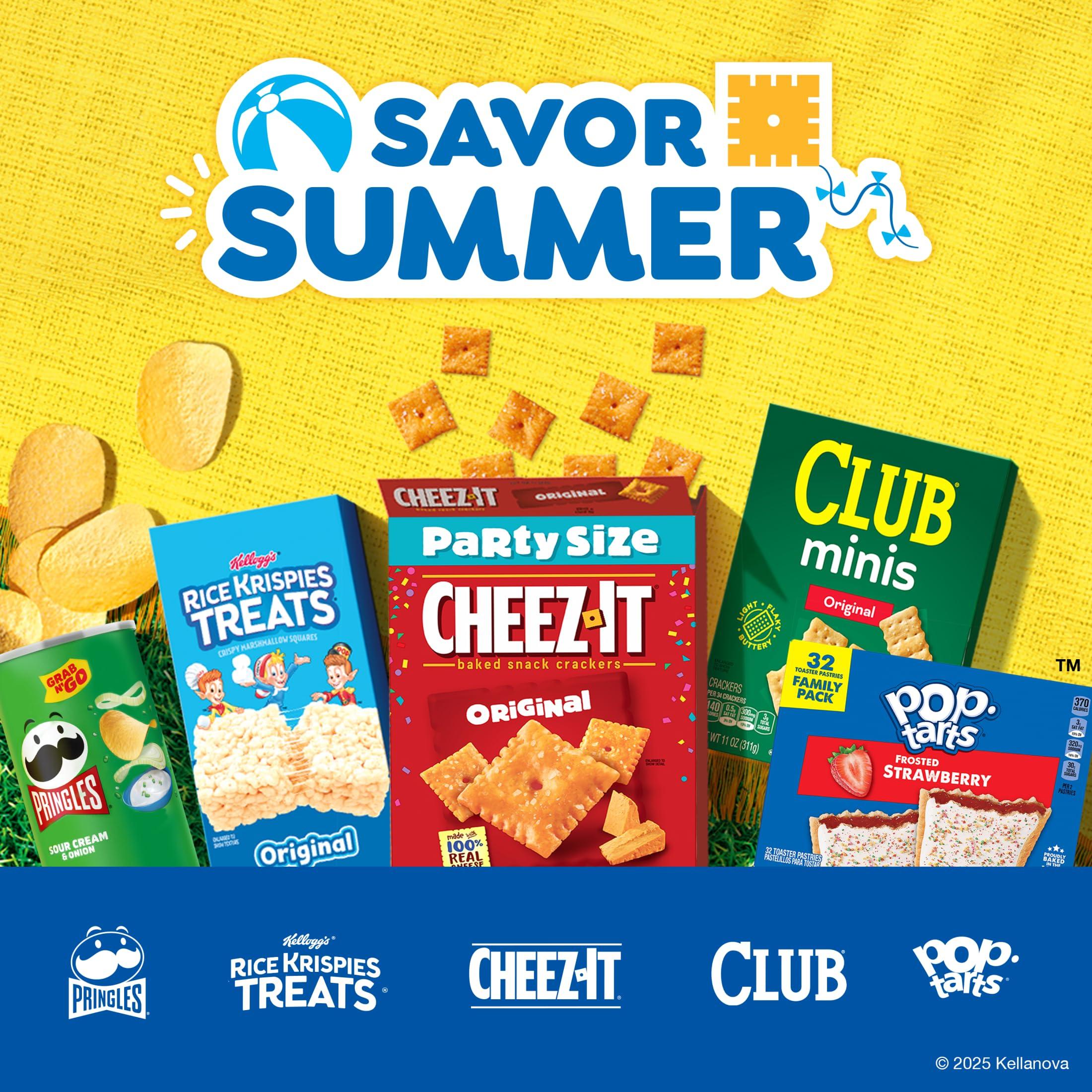 Cheez-It Cheese Crackers, Baked Snack Crackers, Lunch Snacks, Original (40 Packs) - Image 3