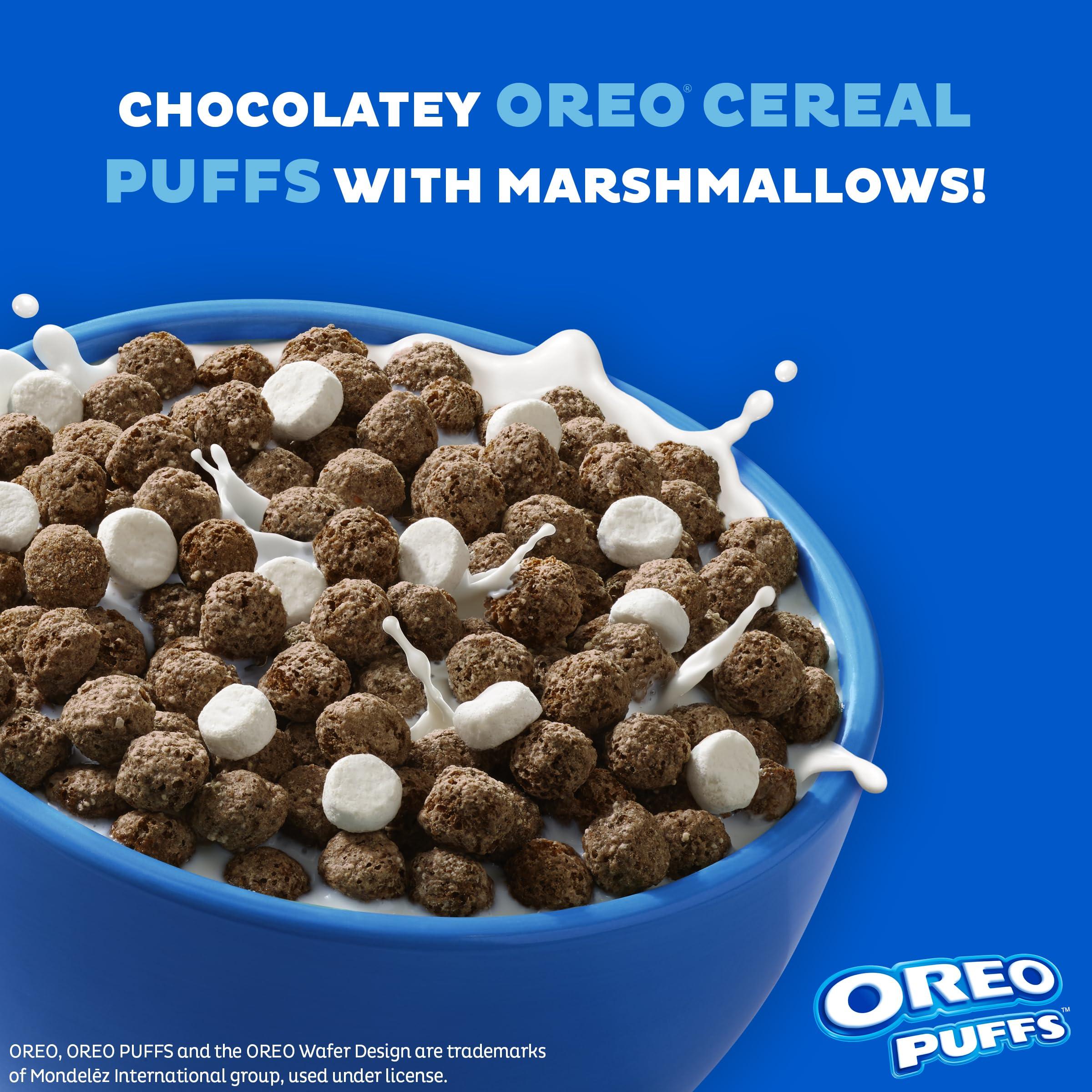 Post Oreo Puff Chocolate Breakfast Cereal, 10 oz Box - Image 5