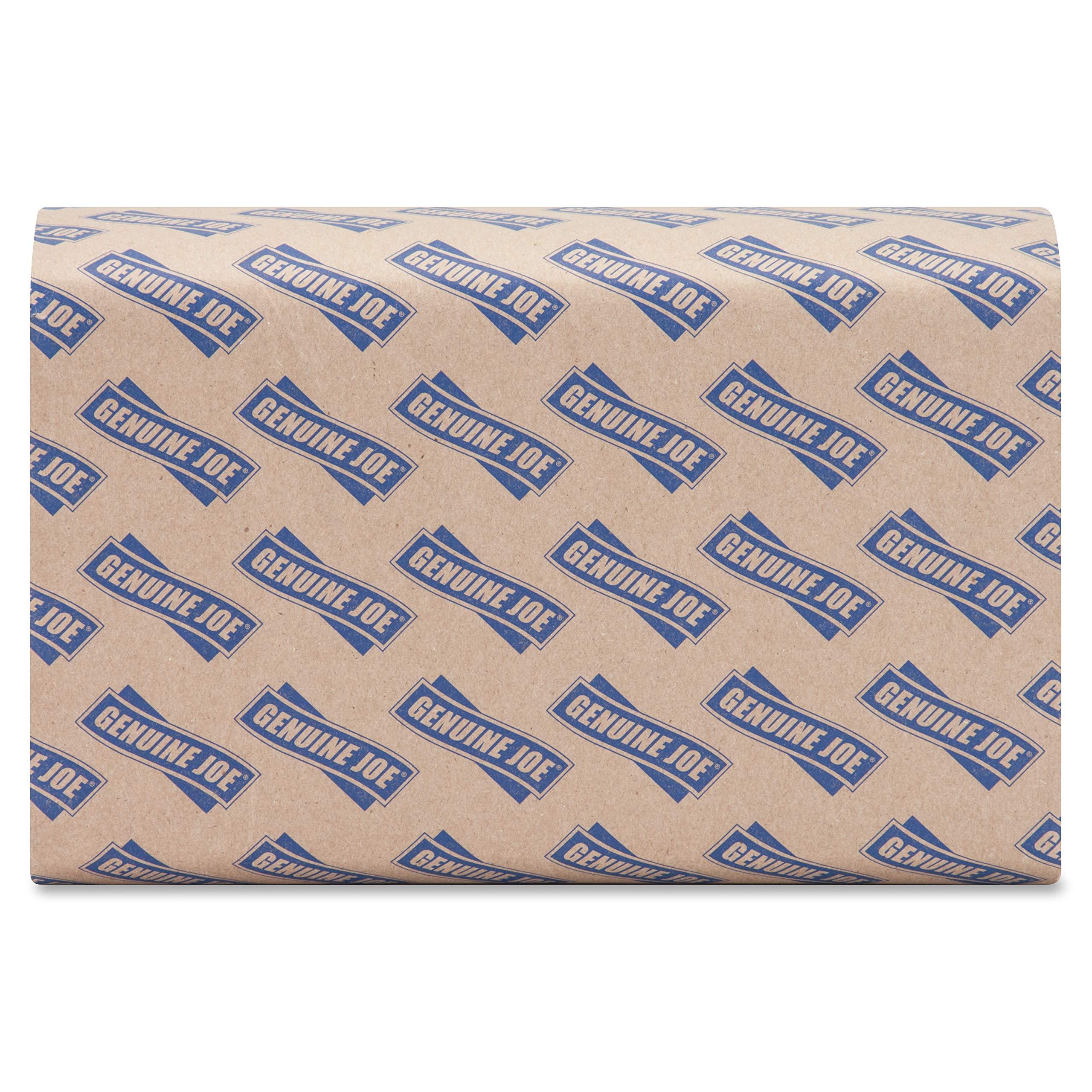 Genuine Joe GJO21040 Multifold Natural Towels, 9.25" x 9.40",Packaging may vary, Pack of 4000 - Image 3