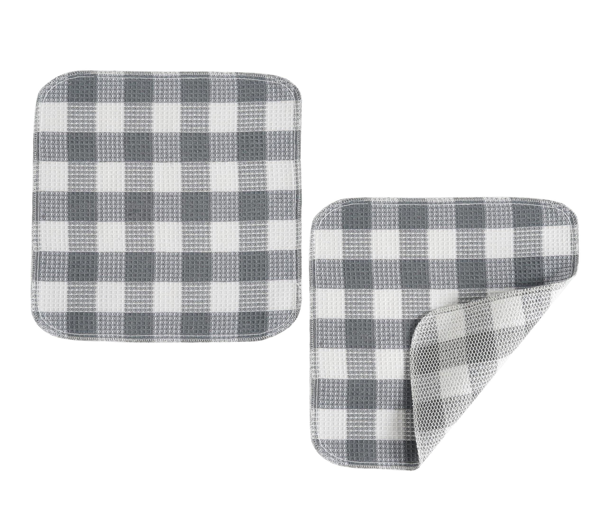 LANE LINEN Kitchen Towels and Dishcloths Sets - 20 Pc Kitchen Essentials for New Home, Heat Resistant Oven Mitts & Pot Holder, Absorbent Flour Sack Dish Towels- Grey - Image 6