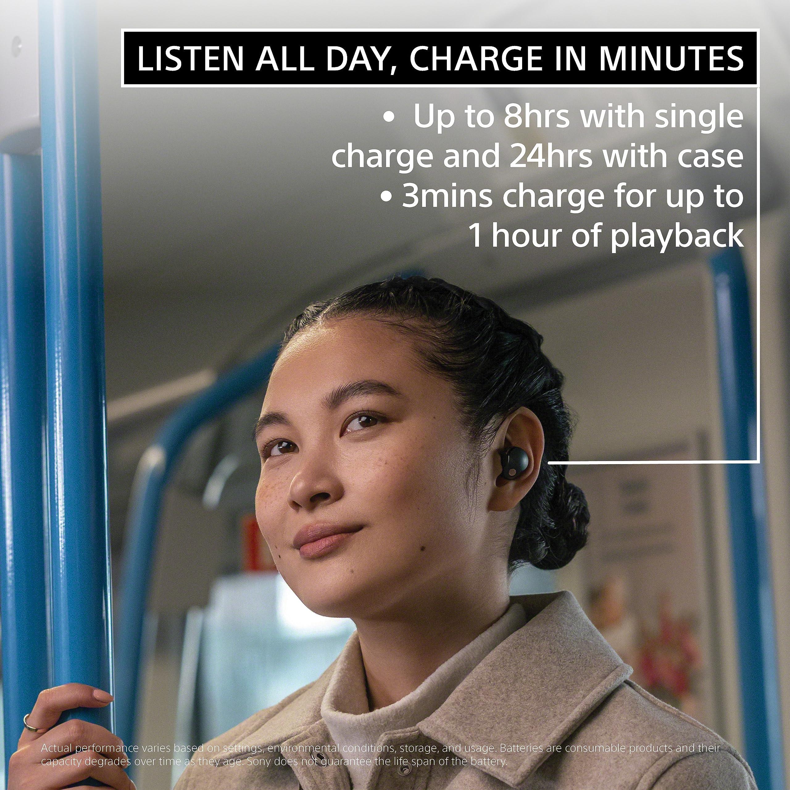 Sony WF-1000XM5 The Best Truly Wireless Bluetooth Noise Canceling Earbuds & in-Ear Headphones with Alexa Built-in, Black - Image 7