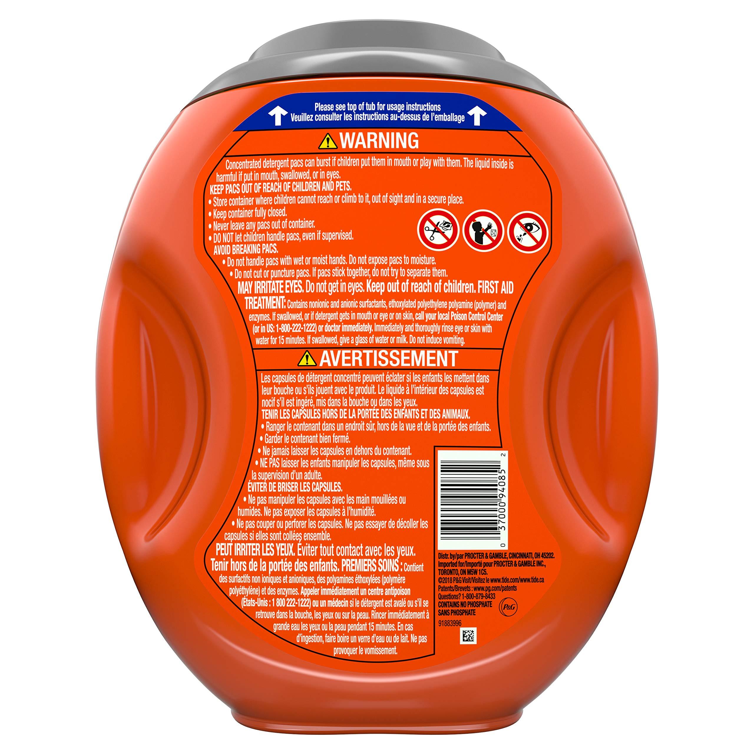 Tide PODS 4 in 1 with Downy, Laundry Detergent Soap PODS, April Fresh Scent, 73 Count, Packaging May Vary - Image 2