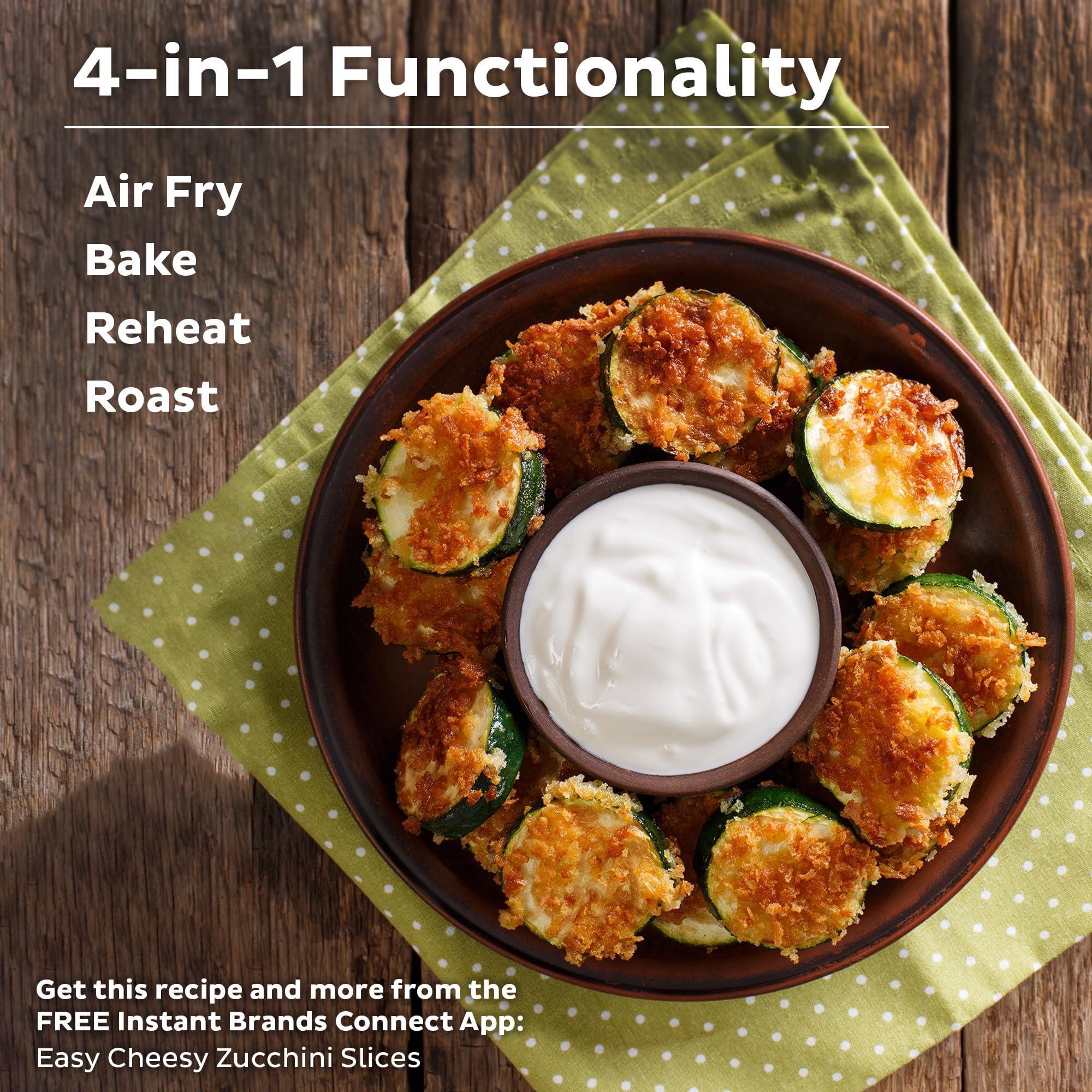 Instant Pot Vortex 6QT XL Air Fryer, 4-in-1 Functions that Crisps, Roasts, Reheats, Bakes for Quick Easy Meals, 100+ In-App Recipes, is Dishwasher-Safe, from the Makers of Instant Pot, Black - Image 4