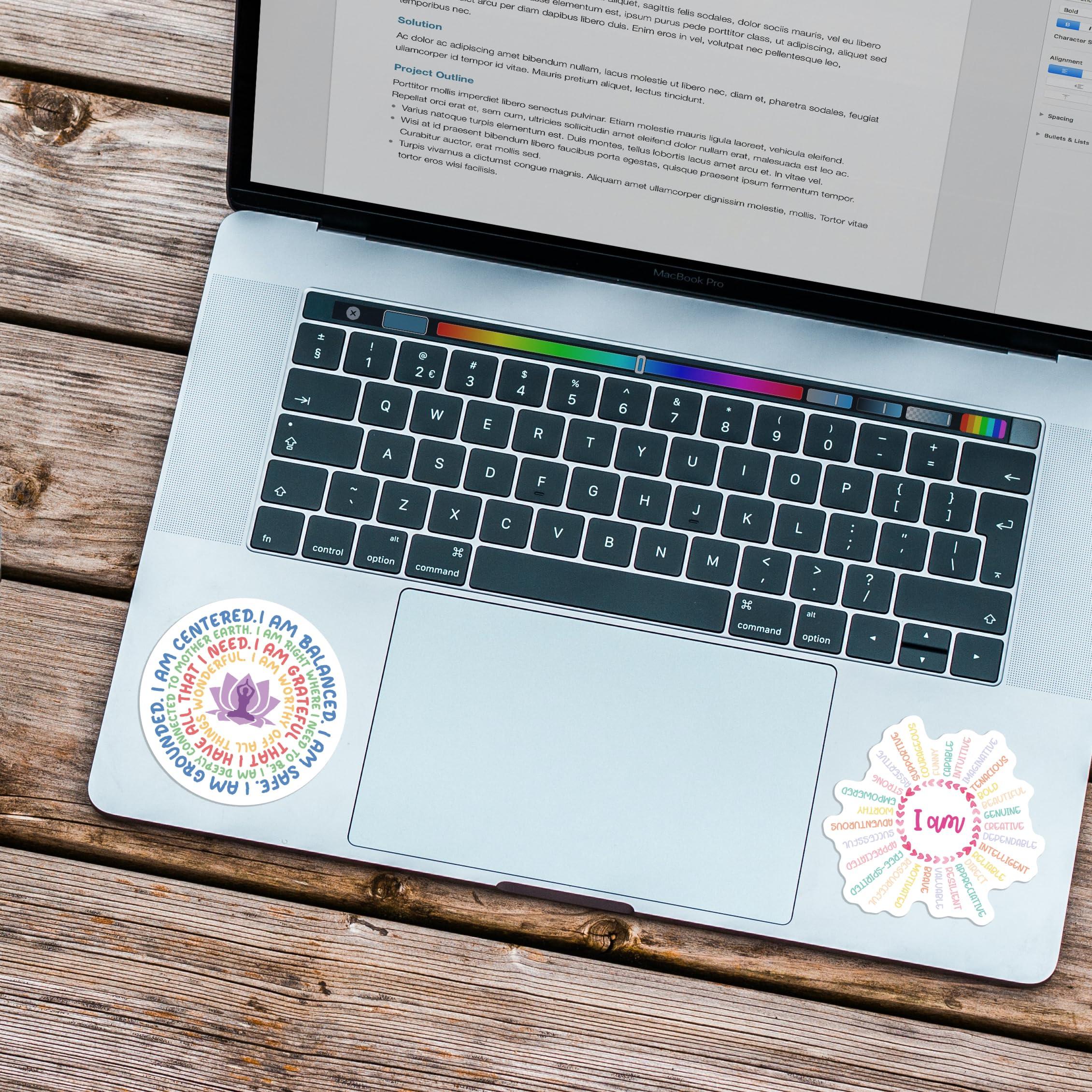 300PCS Motivational Stickers for Vision Board Water Bottles Laptops, Inspirational Quote Waterproof Vinyl for Journals Cups, Affirmation Boho Stickers for Women Holographic - Image 9