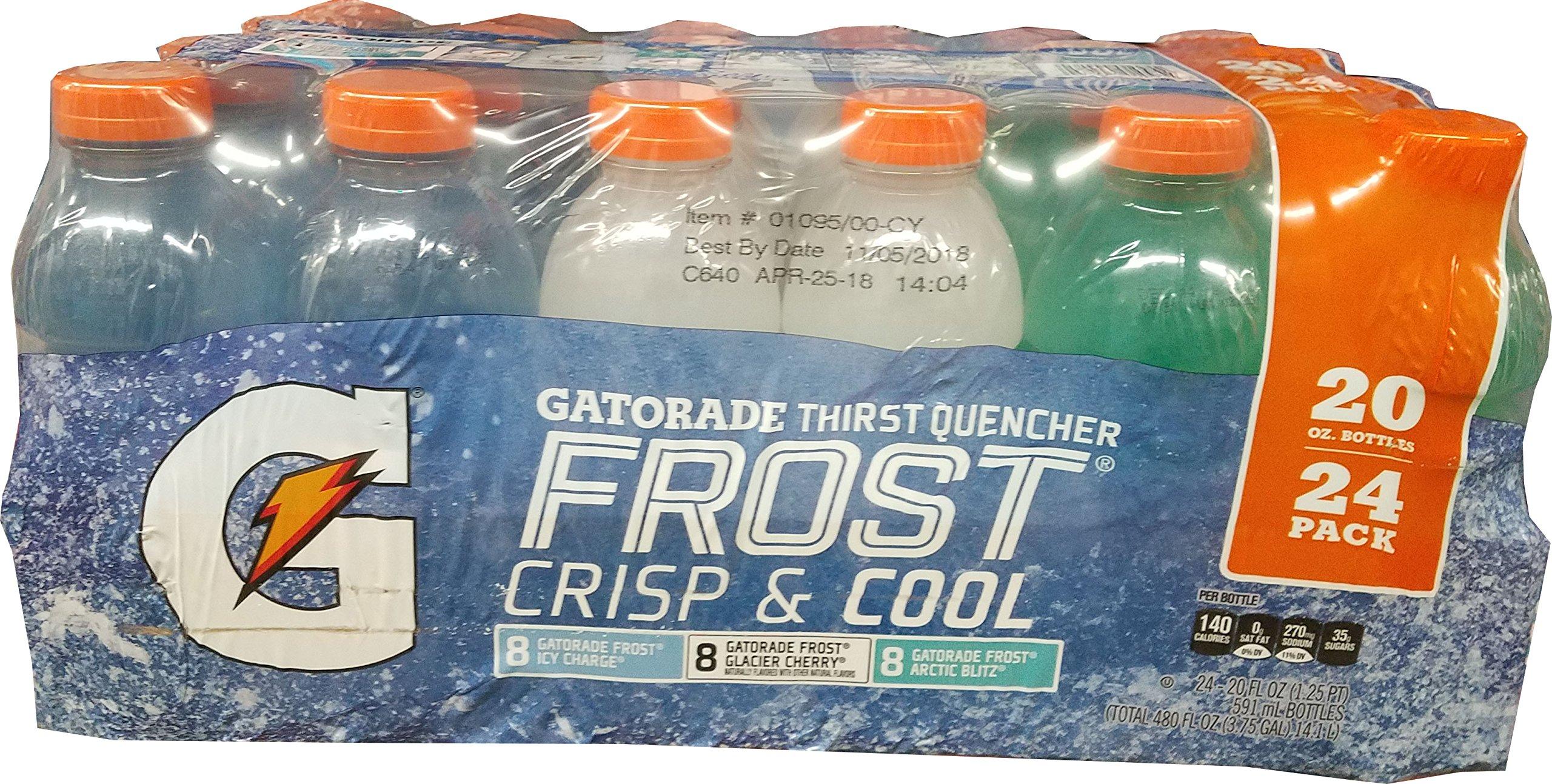 Gatorade Frost Variety Pack (Pack of 24) 20 Fl Oz, 480 Fluid Ounce