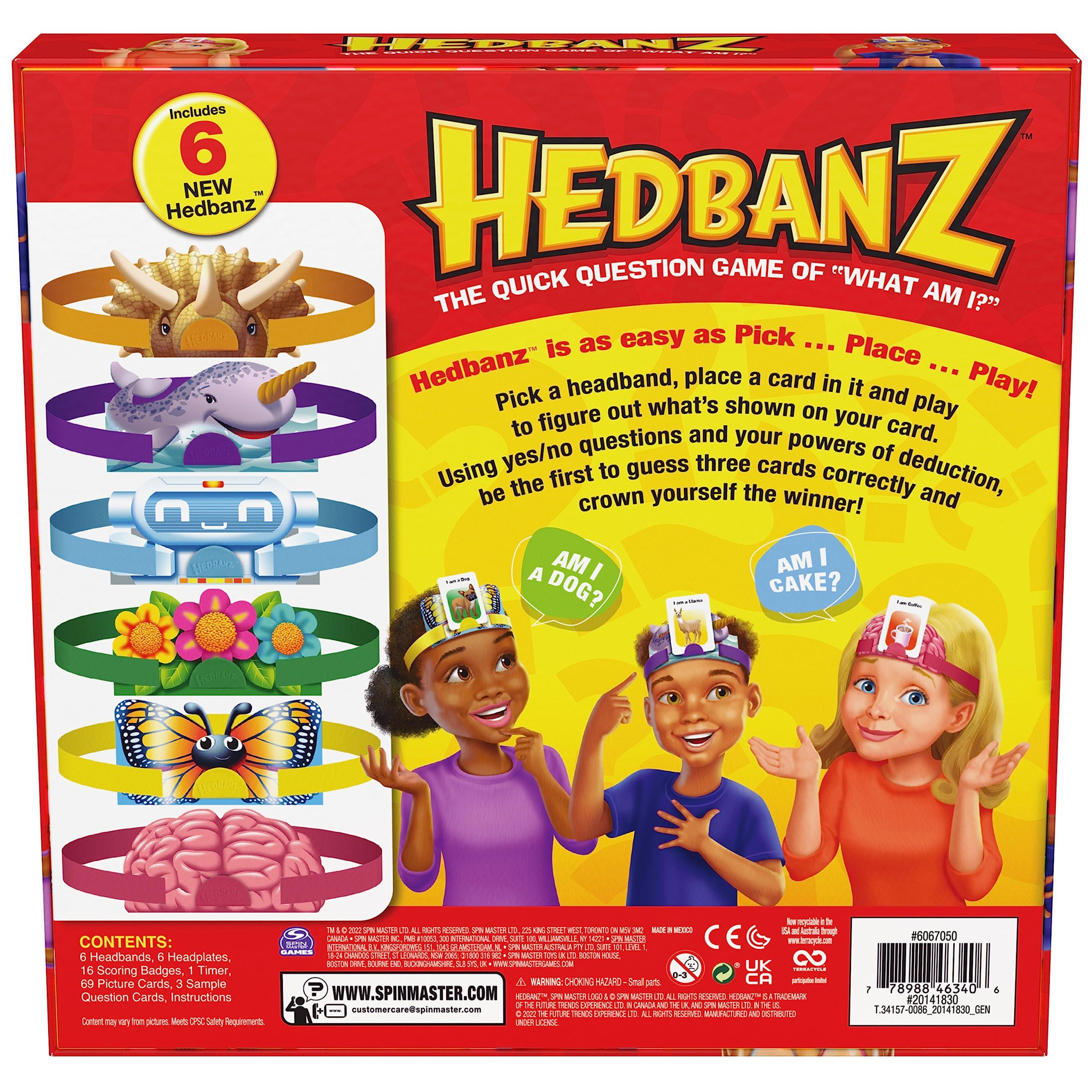 Spin Master Games, Hedbanz 2023 Edition with New Cards, Picture Guessing Board Game, for Family & Kids, 2-6 Players, for Ages 6 & Up - Image 9