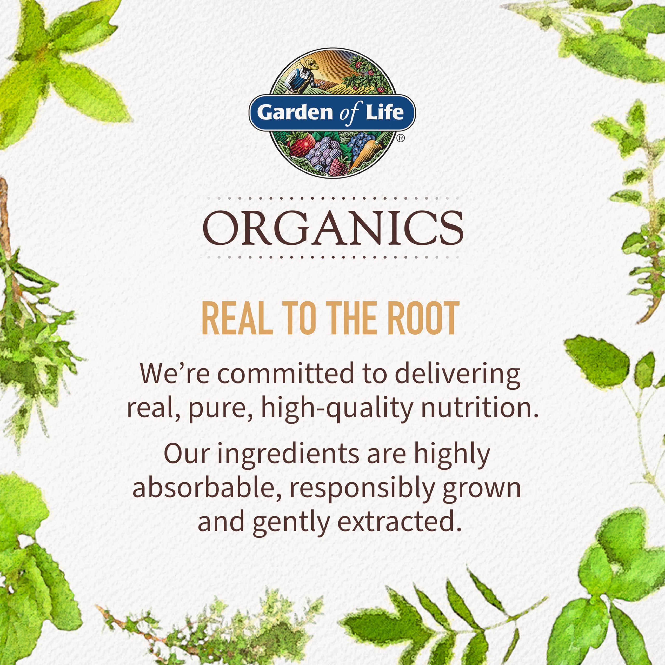 Garden of Life Organics Women's Gummy Vitamins - Berry - Certified Organic, Non-GMO, Vegan, Kosher Complete Multi - Methyl B12, C & D3 - Gluten, Soy & Dairy Free, 120 Real Fruit Gummies - Image 7