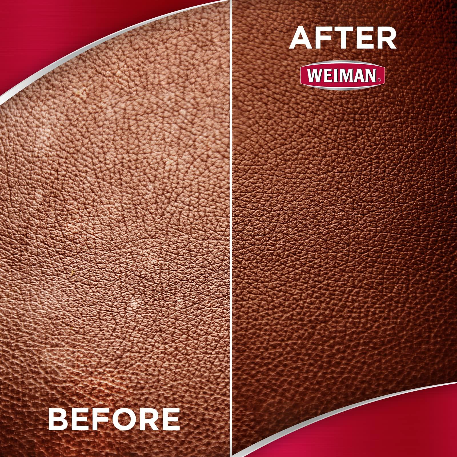 Weiman Leather Cleaner Wipes - Clean Condition UV Protection Help Prevent Cracking or Fading of Furniture, Car Interior, Couch, and Shoes, 2 Pack with Microfiber Cloth - Image 8