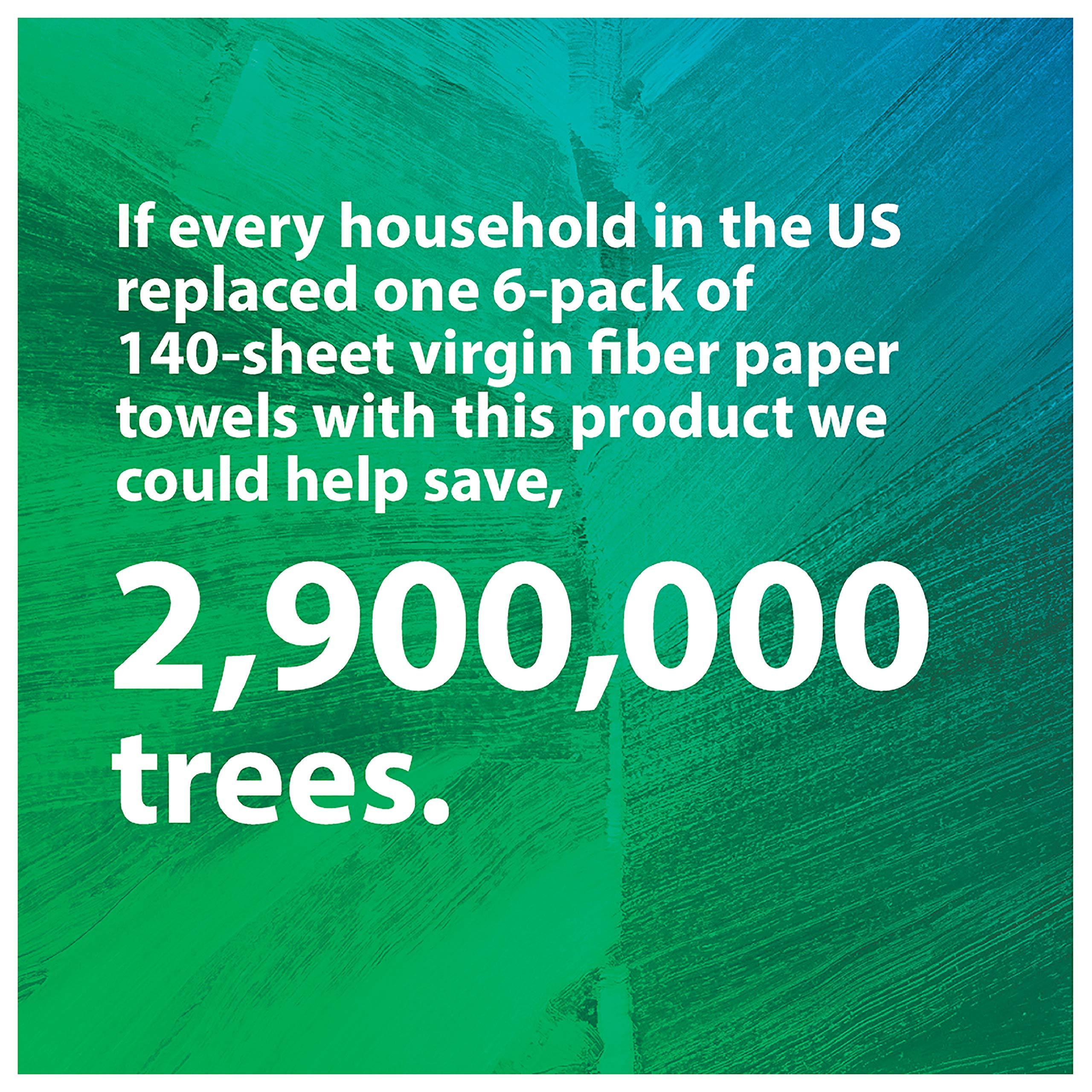 Seventh Generation 100% Recycled Paper Towels, 2 Ply, 140 Sheets, 6 Rolls - Image 6