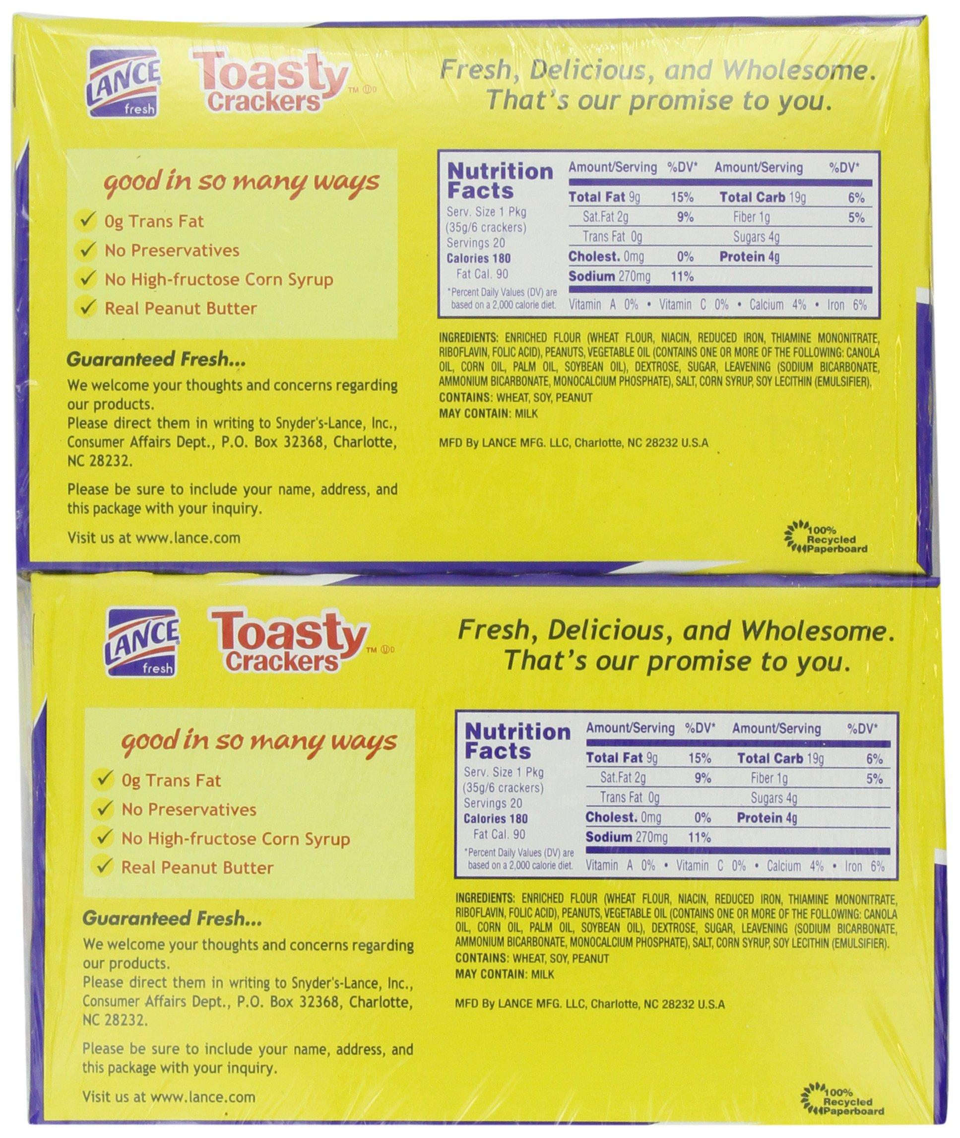 Lance Fresh Toasty Crackers with rich peanut butter sandwich crackers (40 packs) - Image 2