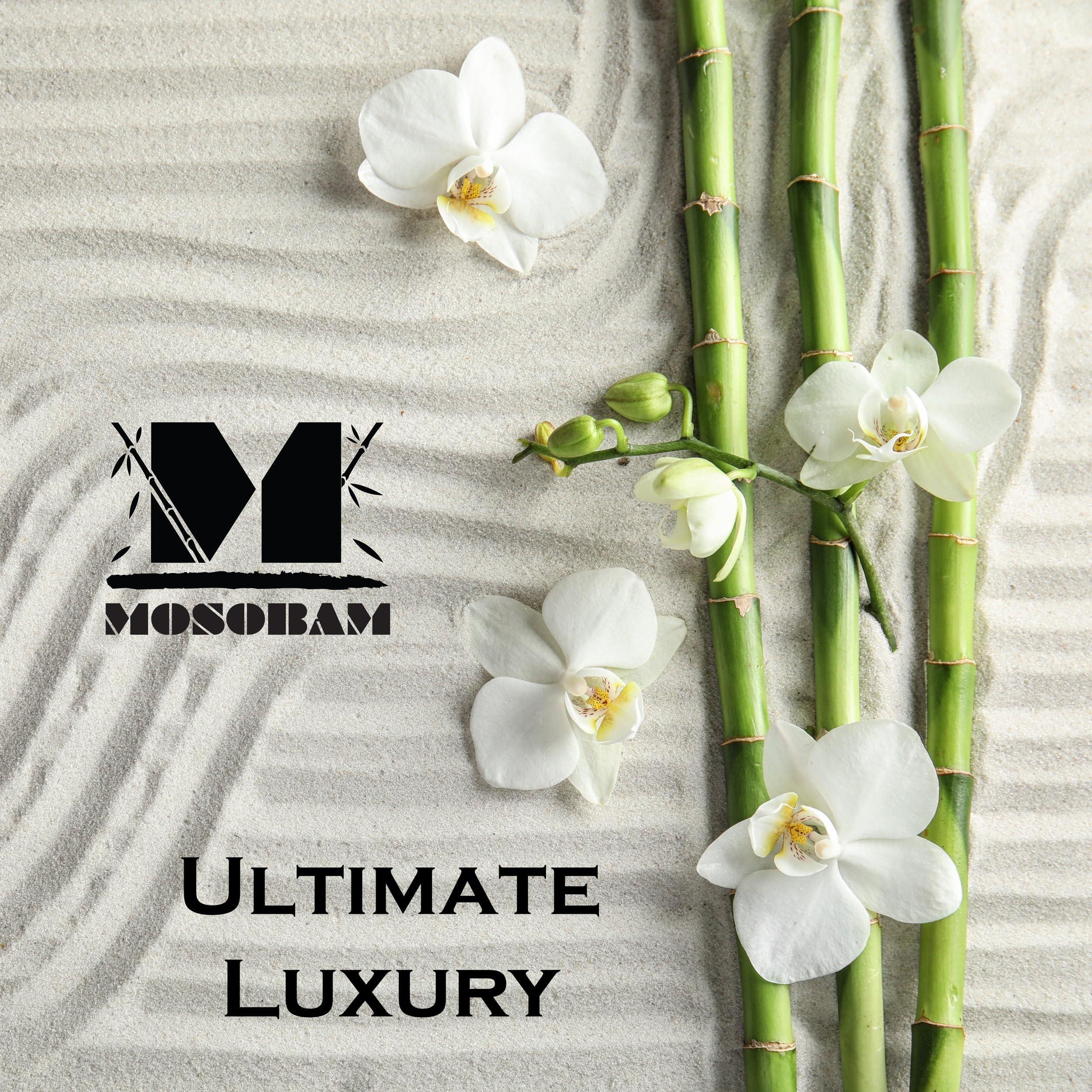 Mosobam Luxury Turkish 14pc Deluxe Bath Bundle Body Hand Face Towel and Mat White 700 GSM & 1000 GSM Bamboo Viscose & Aegean Turkish Combed Cotton - Image 10