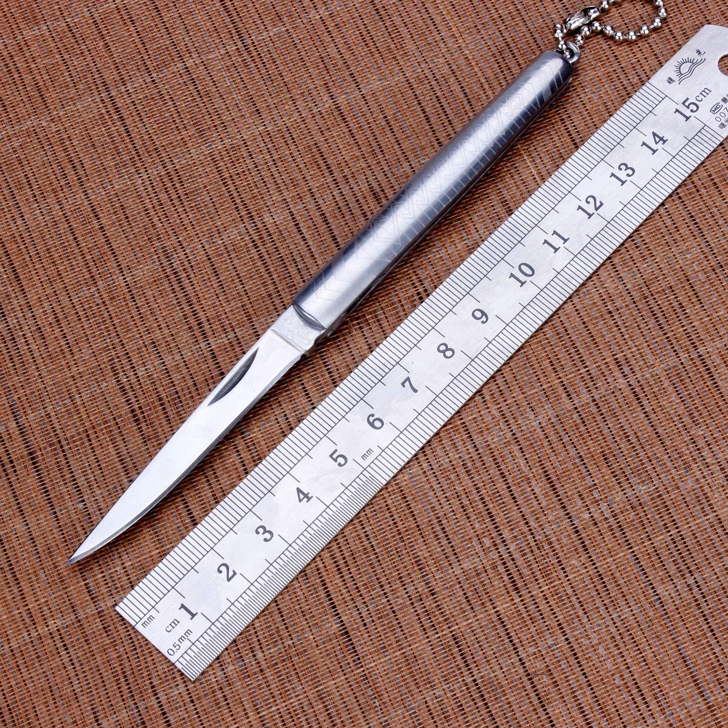 Samior FK5833 Small Mini Slip Joint Pocket Folding Keychain EDC Knife (2.3" Blade) - Image 3