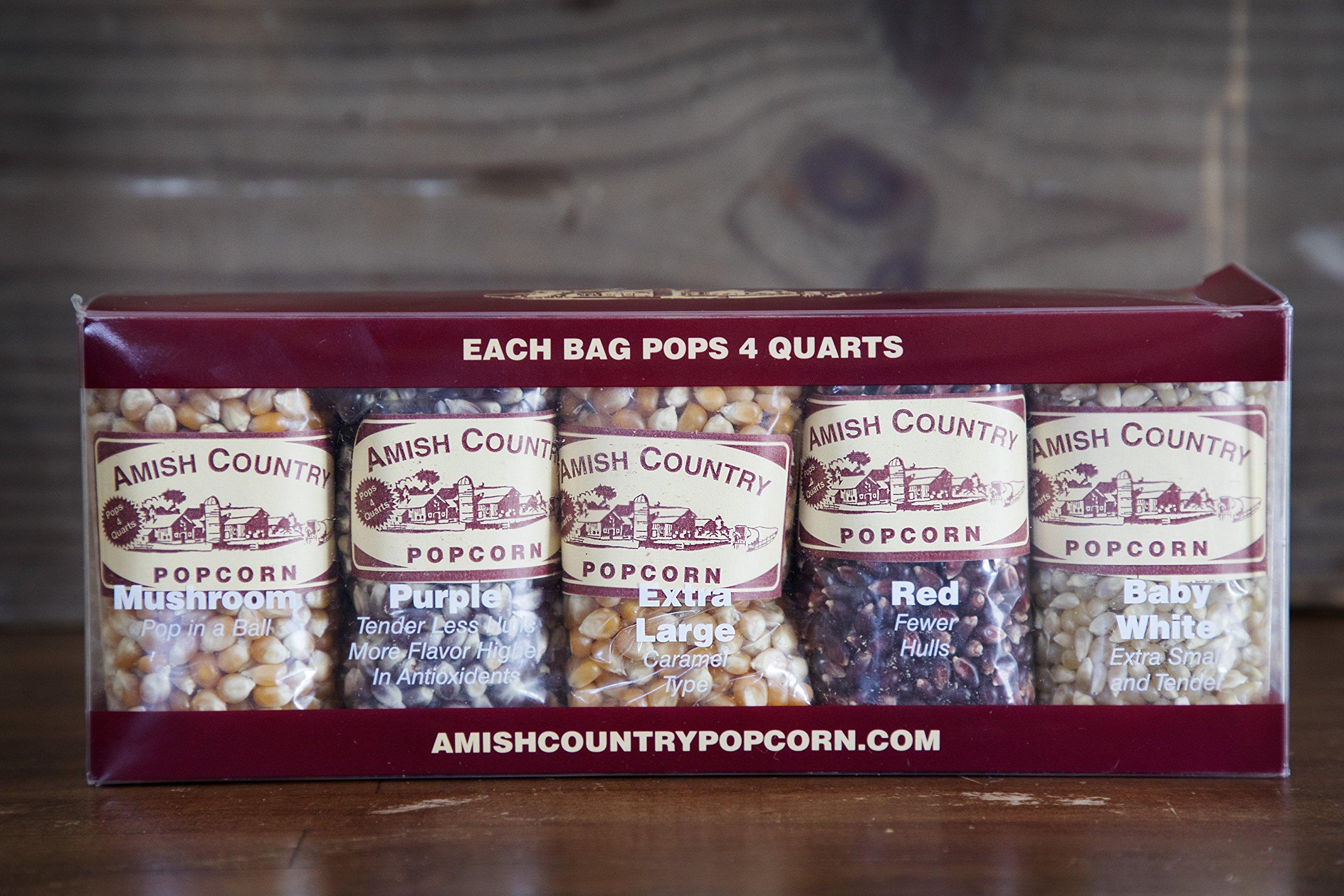 Amish Country Popcorn | 4 Ounce Variety Kernel Gift Set (10 Pack Assorted) | Old Fashioned, Non-GMO and Gluten Free (4oz Each, 10ct Total) - Image 6