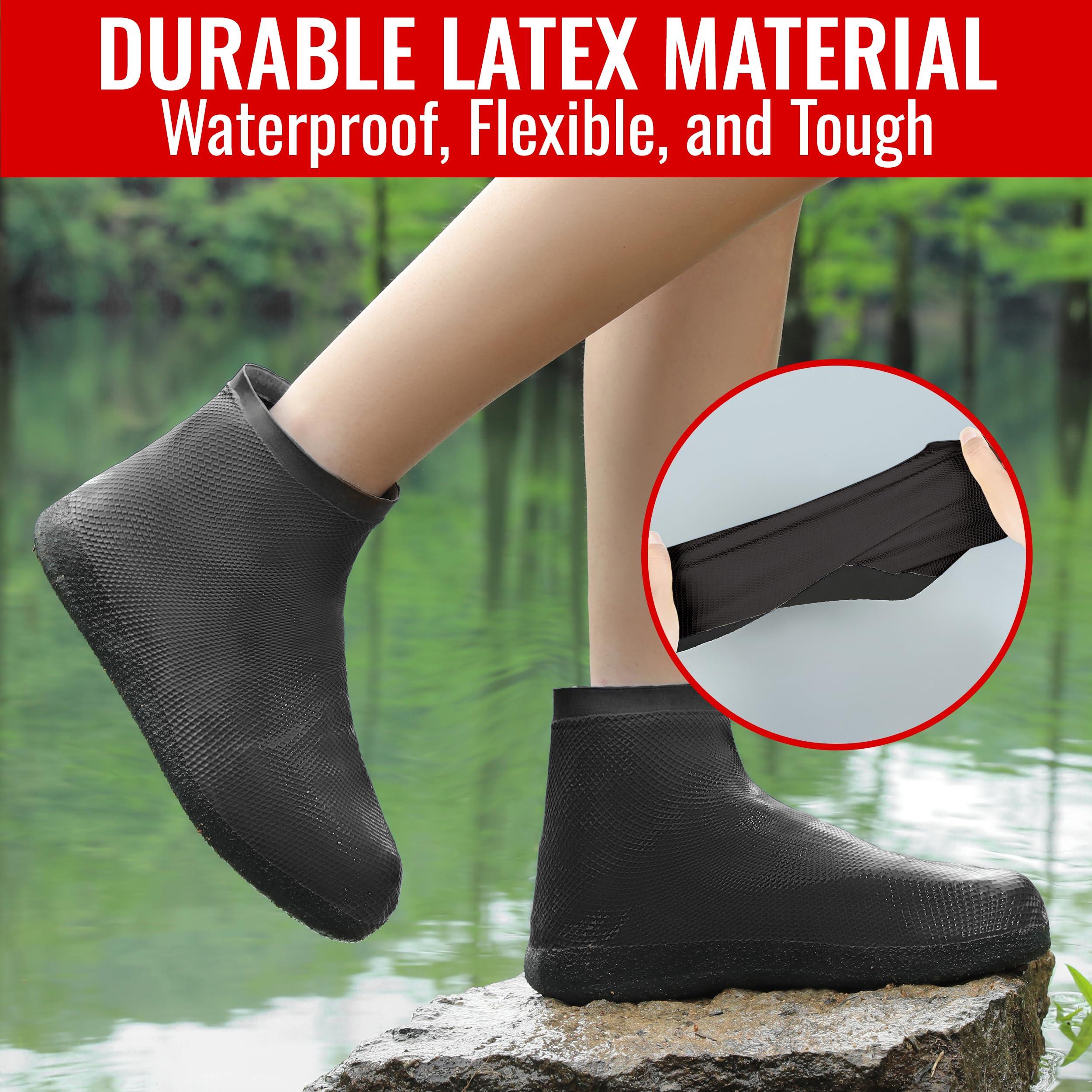 Galashield Rain Shoe Covers | Waterproof Shoe Covers for Men Women | Reusable Galoshes Overshoes - Image 2