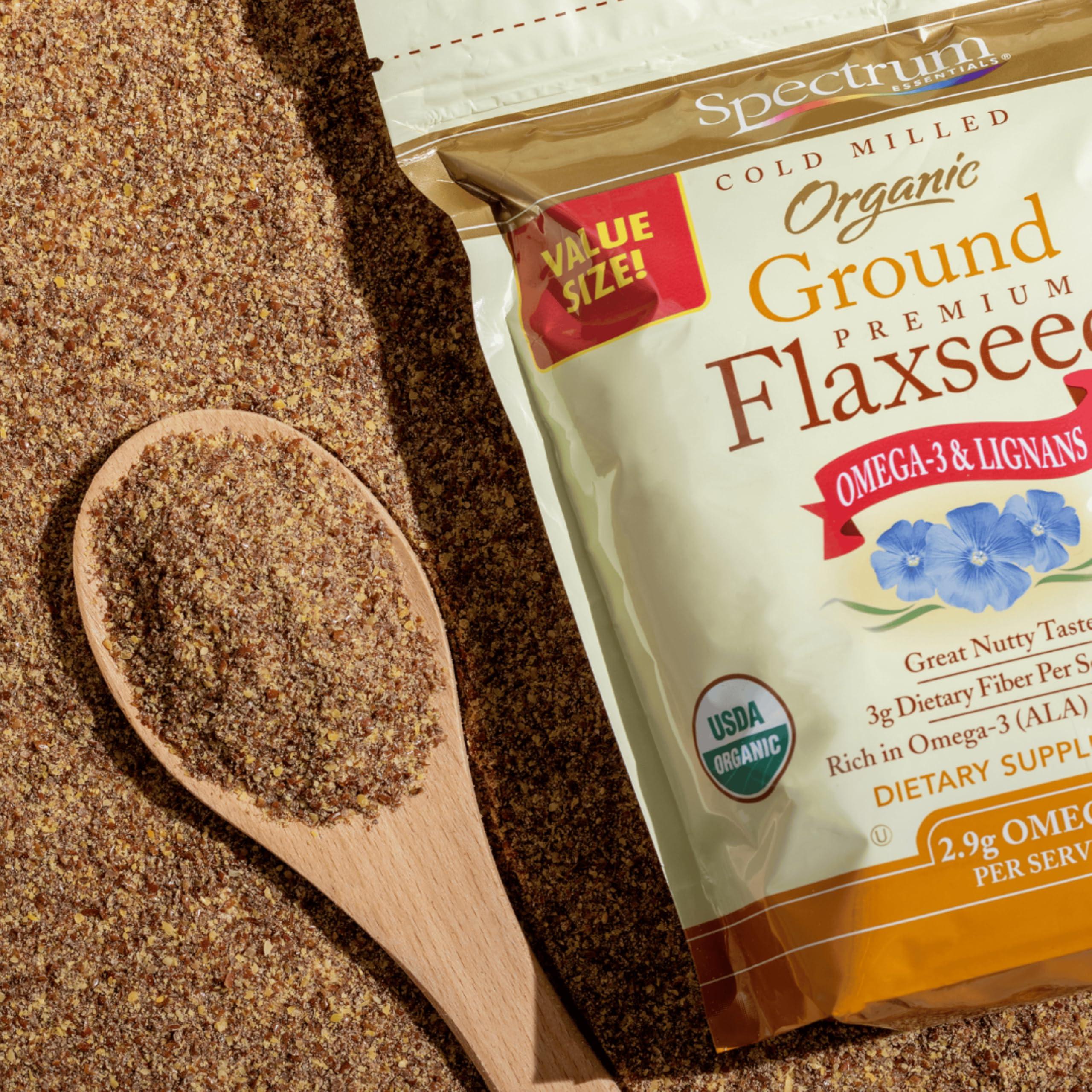 Spectrum Essentials Organic Ground Premium Flaxseed, 24 Oz - Image 3