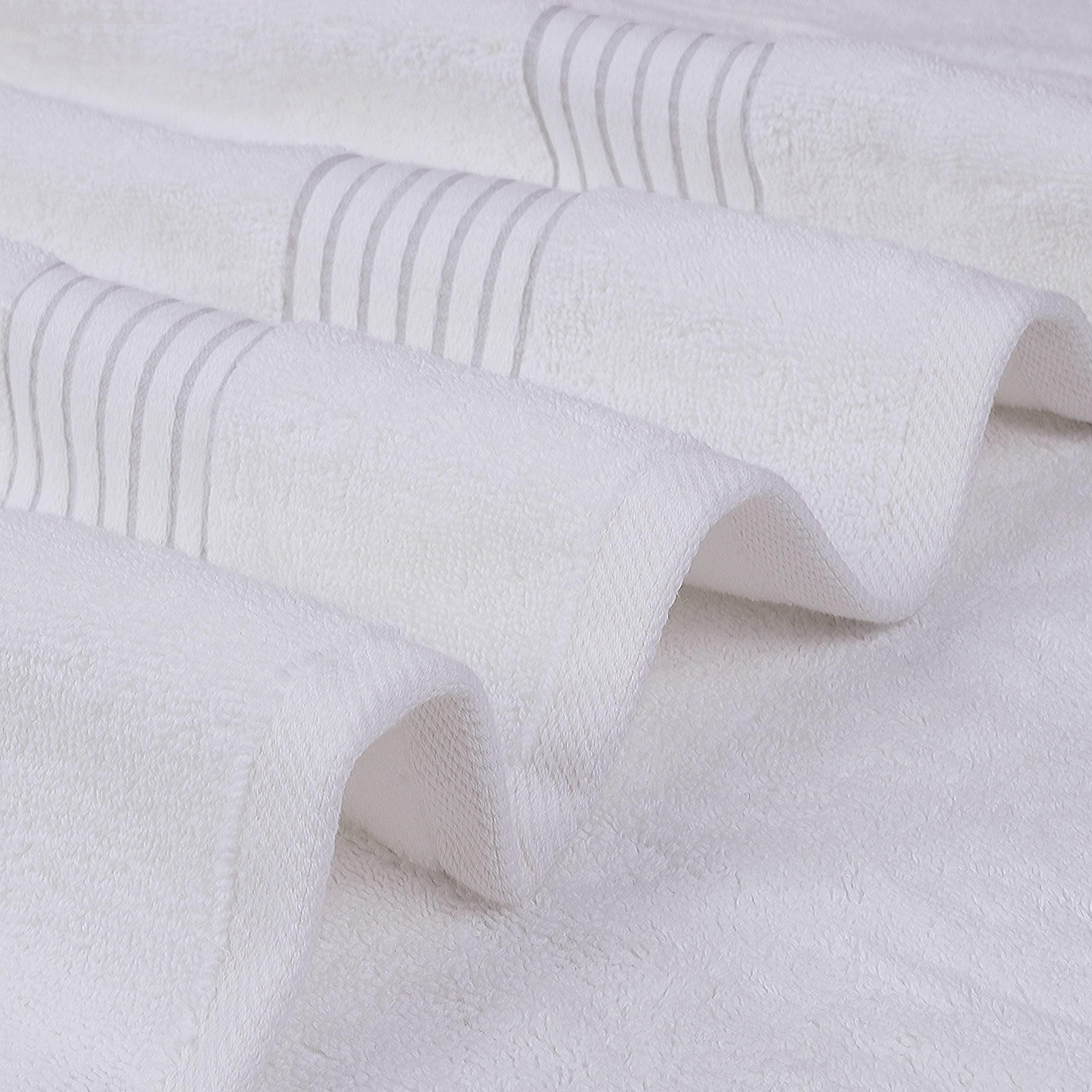 Utopia Towels 4 Pack Bath Towels Set, 27 by 54 Inches, 100% Ring Spun Cotton, Quick Dry, Highly Absorbent, Soft Feel Towels, Perfect for Daily Use, White - Image 5