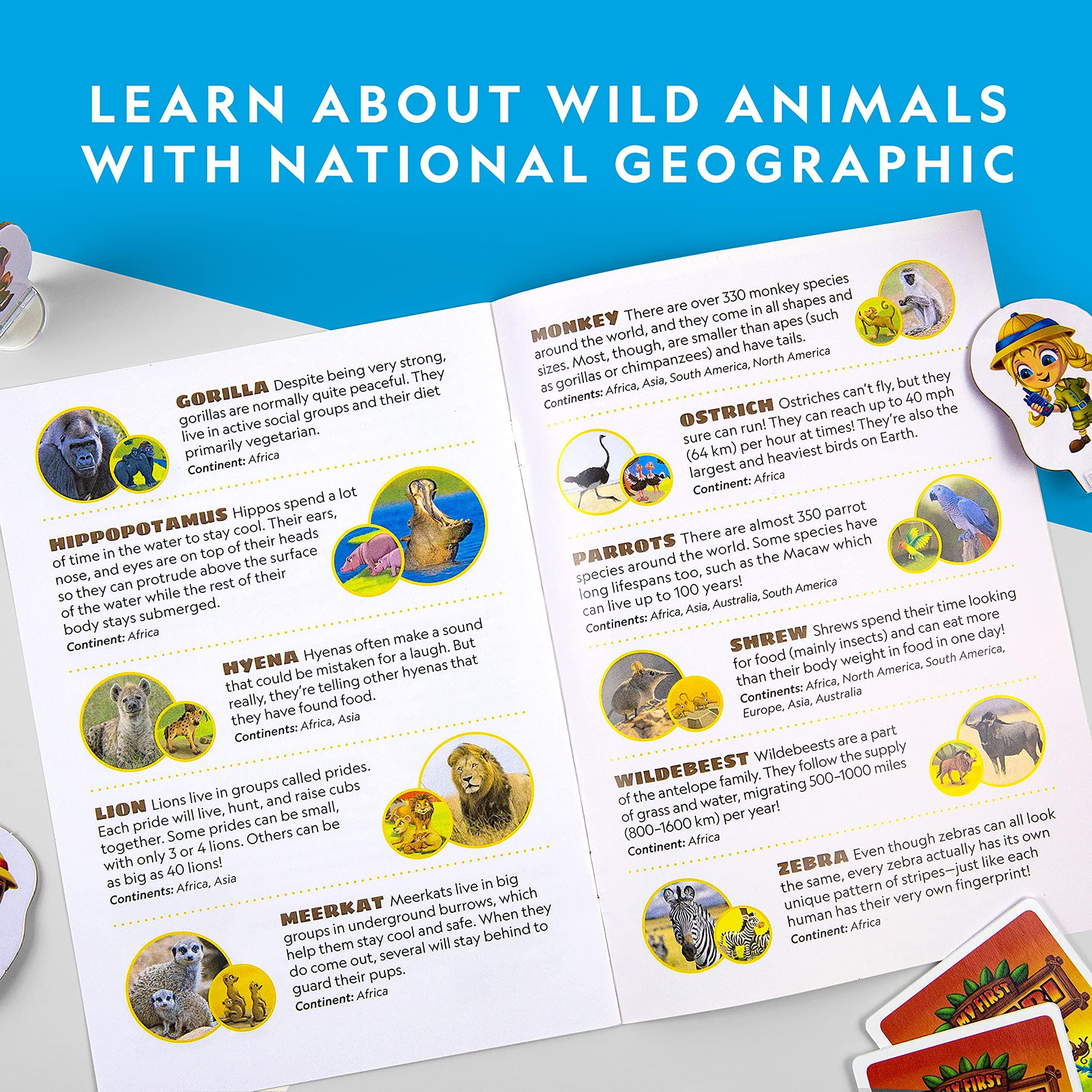 NATIONAL GEOGRAPHIC My First Safari Board Game for Kids 4-6 – Animal Game for Kids & Adults, Cooperative Fun Perfect for Family Game Night, Kids Board Games, Games for Family Night - Image 6