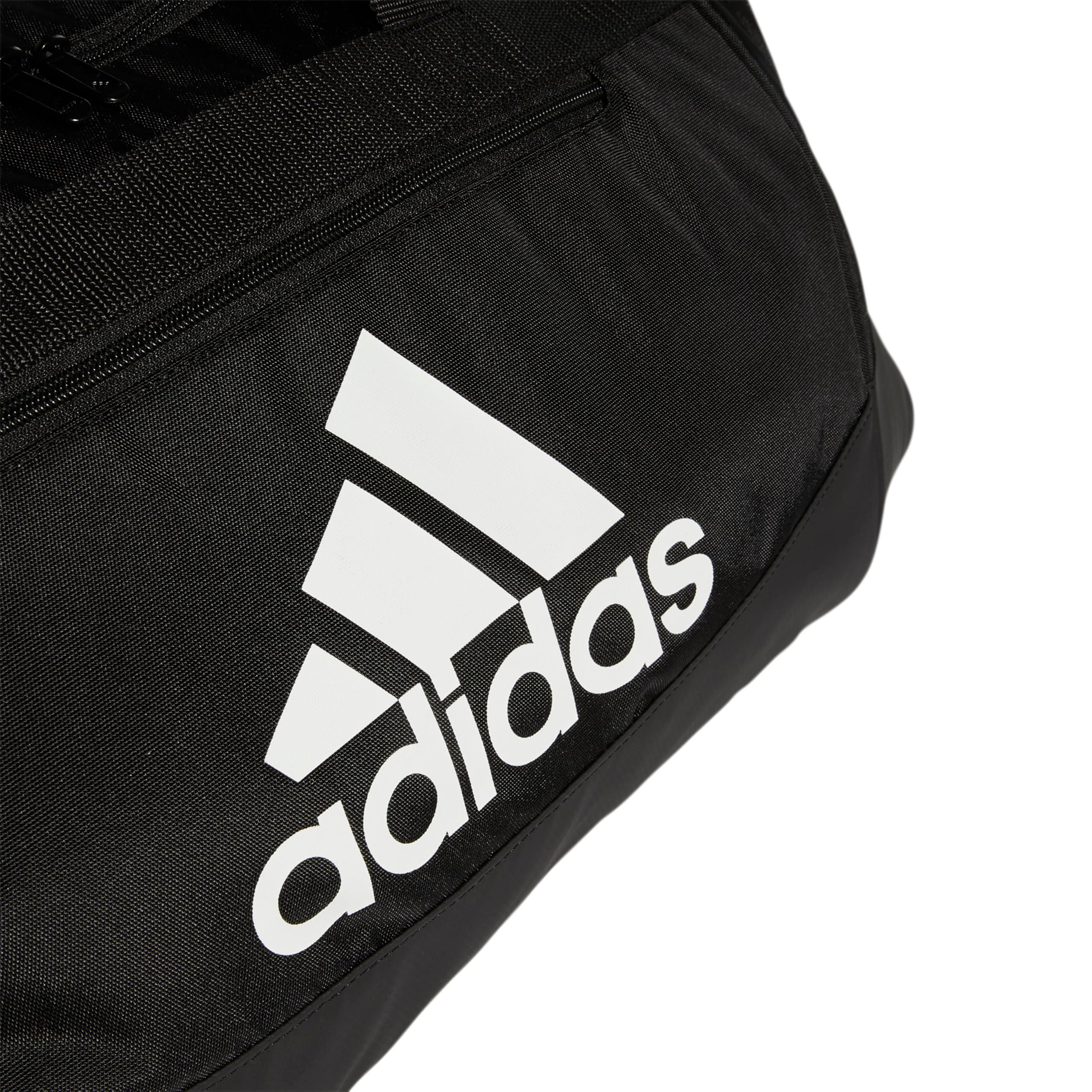 adidas Unisex Defender 4.0 Gym Duffel Bag for Men and Women, Black/White, Medium (66L) - Image 6